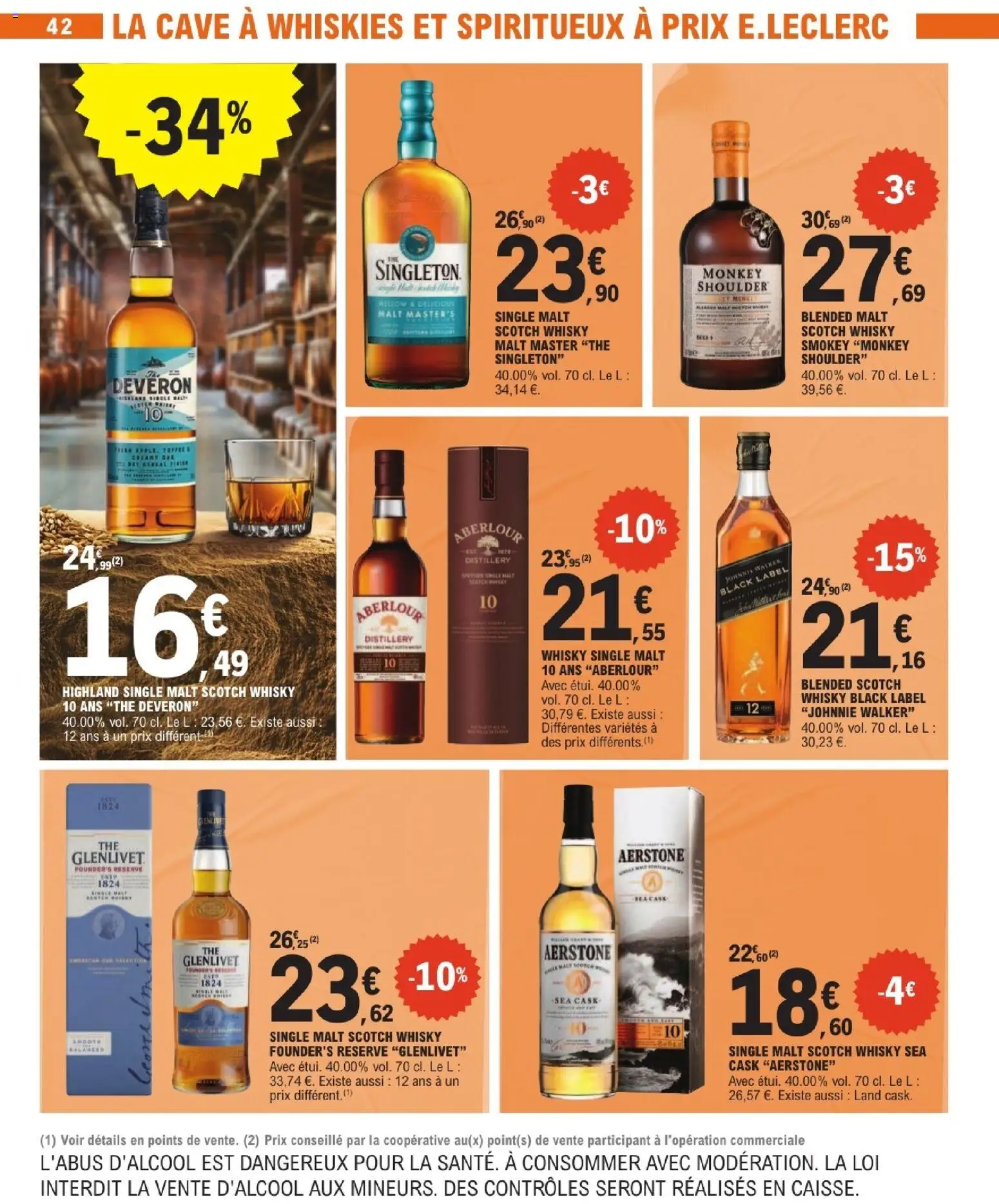 {H1} | Page: 42 | Produits: Whisky, Monkey shoulder, Thé