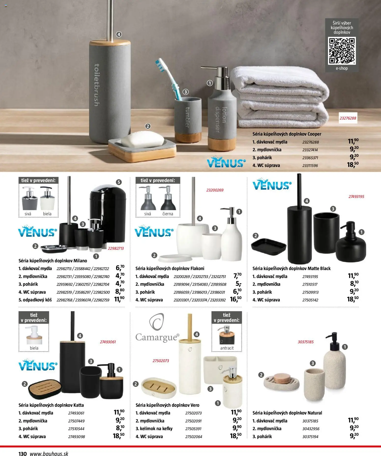 Nové Bauhaus akcie – leták je platný od 15.12.2025 | Strana: 130 | Produkty: Wc, Kôš