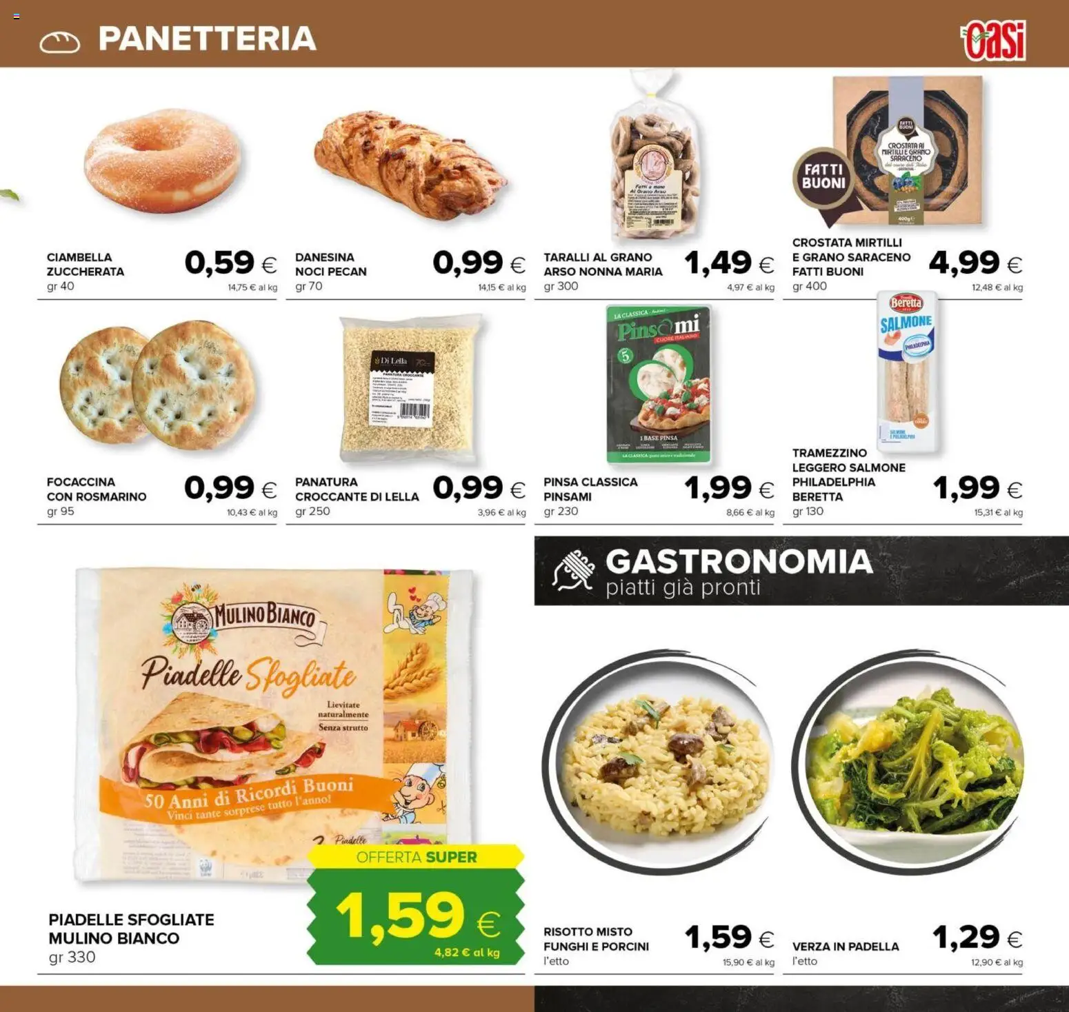 Volantino Oasi del 12.02.2026 | Pagina: 9 | Prodotti: Rosmarino, Salmone, Taralli, Padella