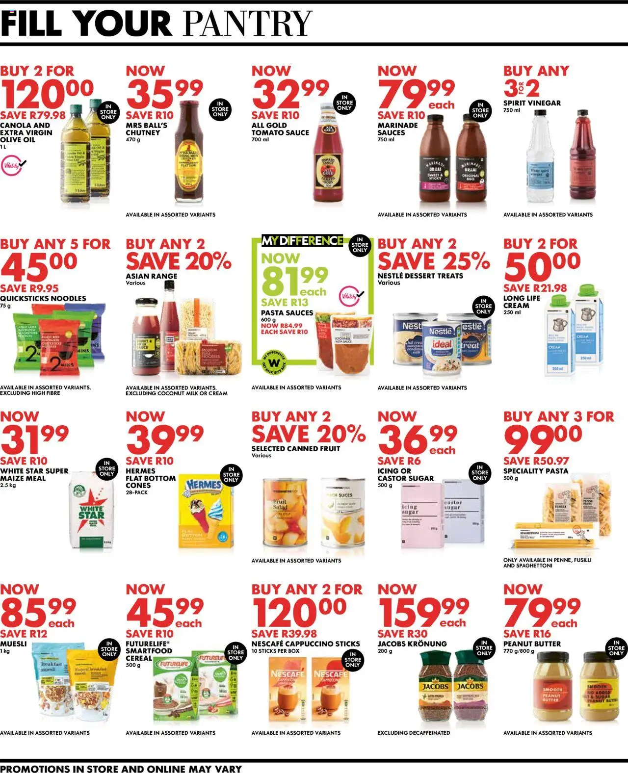 New Woolworths catalogue – valid from 20.10.2025 | Page: 6 | Products: Cream, Peanut butter, Fruit, Sugar
