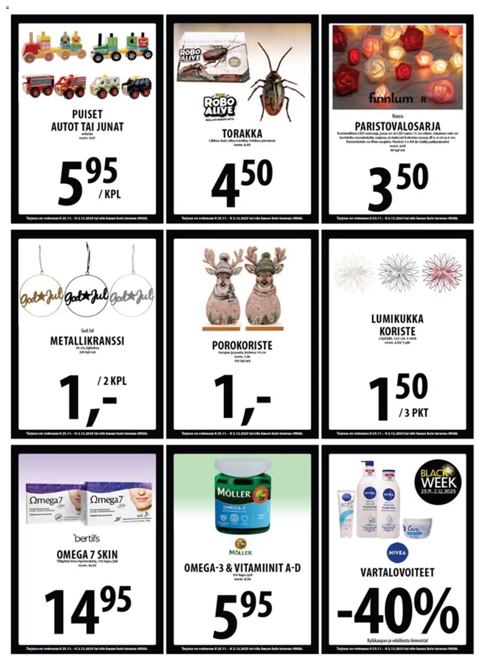 Tuuri - Black Friday – voimassa 25.11.2025 alkaen | Sivu: 18 | Tuotteet: Vitamiinit