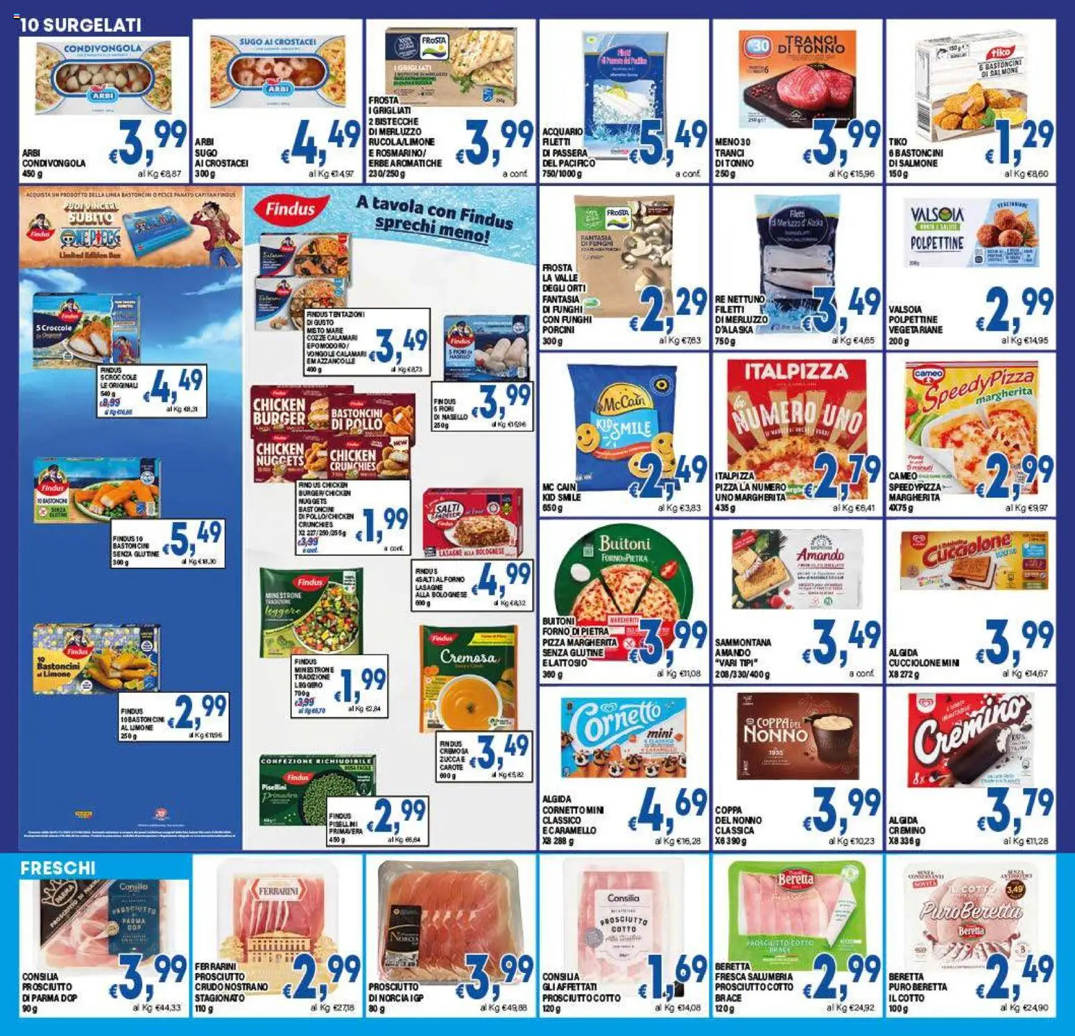 Volantino DEM del 26.01.2026 | Pagina: 10 | Prodotti: Pollo, Merluzzo, Calamari, Forno