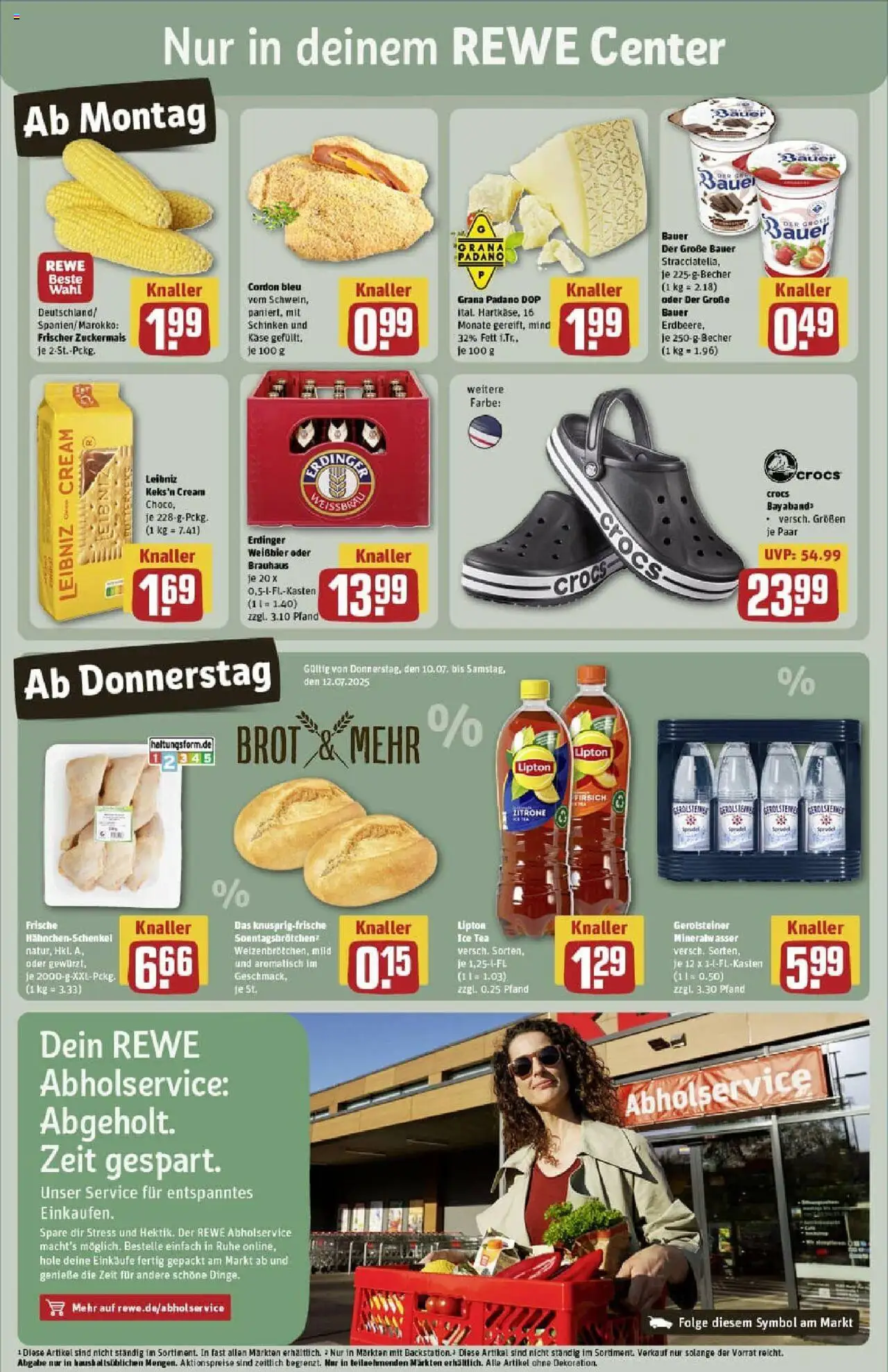 Rewe prospekt Alfter / Oedekoven	 - gültig ab dem 06.07.2025 | Seite: 3 | Produkte: Erdinger, Hahnchenschenkel, Weißbier, Mineralwasser