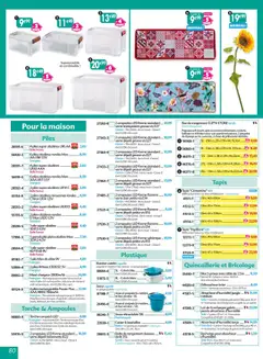  | Page: 80 | Produits: Poignées, Store, Tapis, Piles