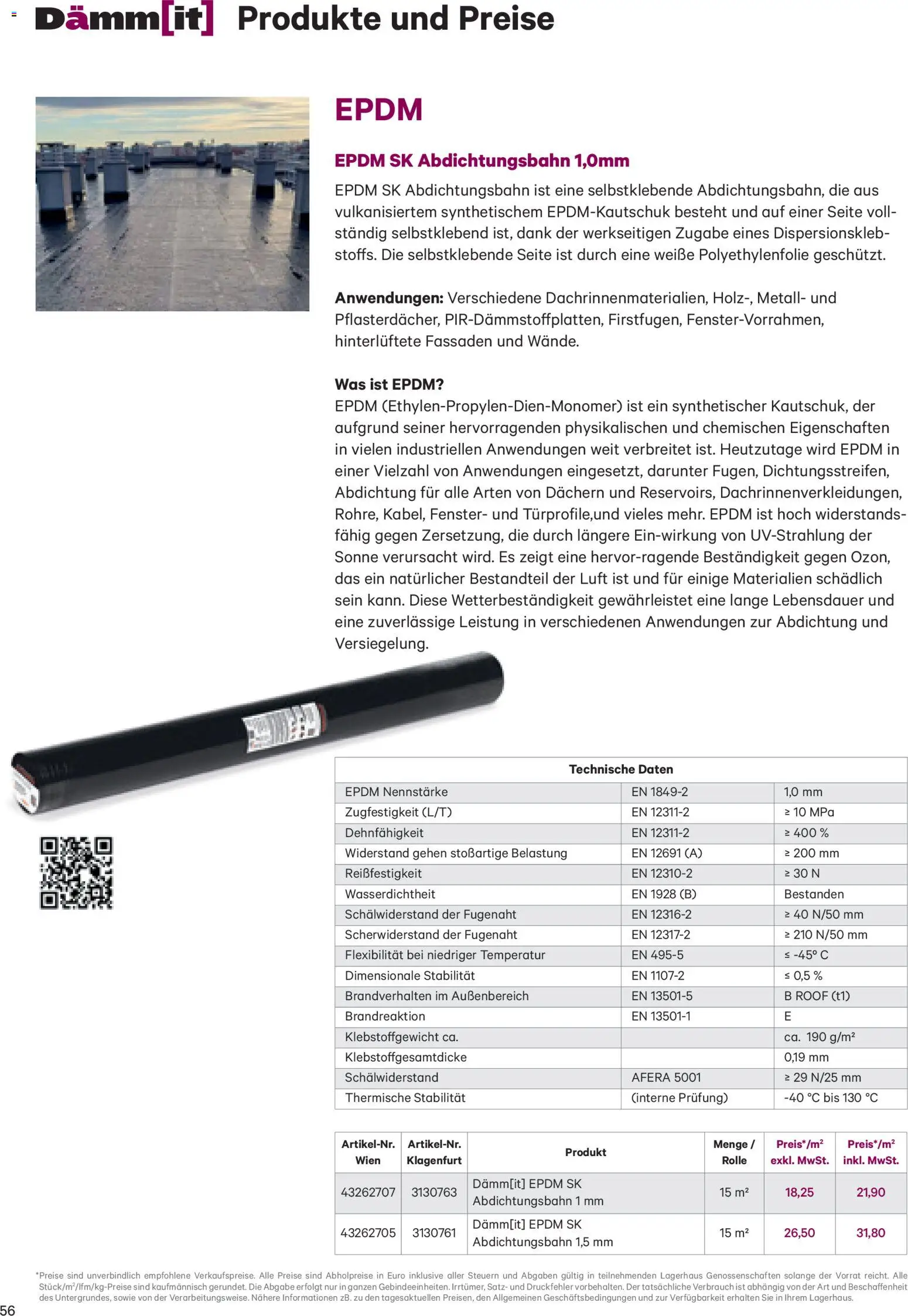 Lagerhaus Dämm[it] Folder gültig ab 02.01.2026 | Seite: 56