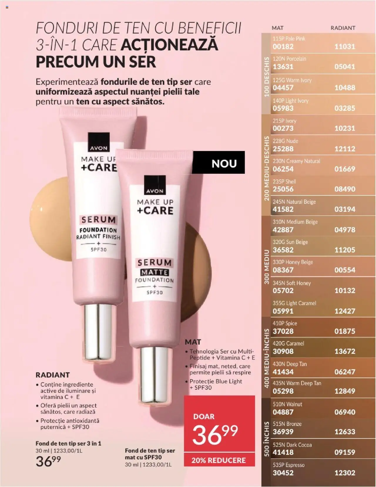 Catalog Avon - 06 2025 – valabil de la 01.06.2025 | Pagină: 41 | Produse: Fond de ten, Serum