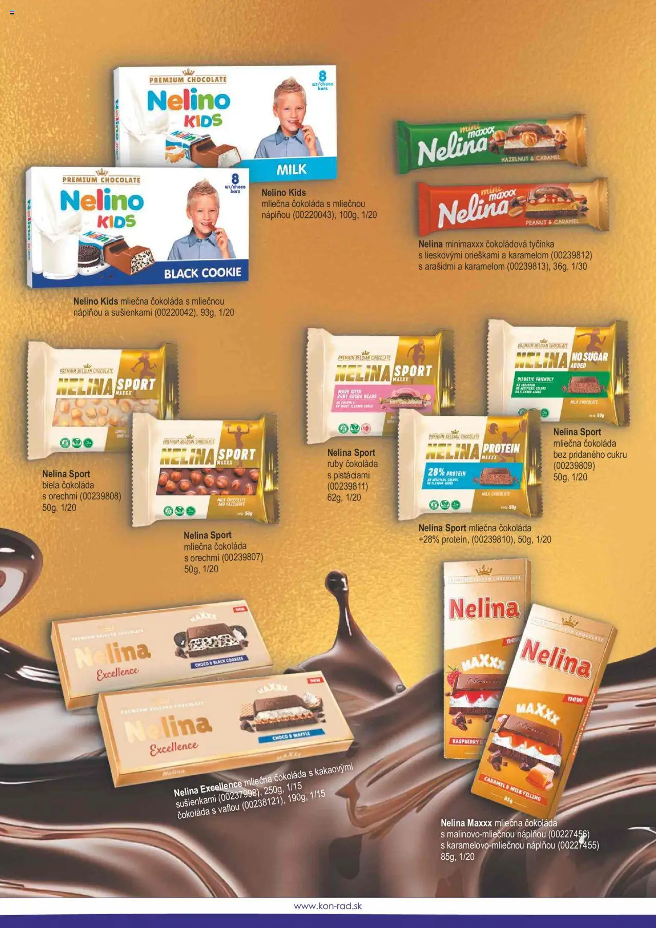 Nové KON - RAD akcie – leták je platný od 01.05.2025 | Strana: 65 | Produkty: Protein, Čokoláda