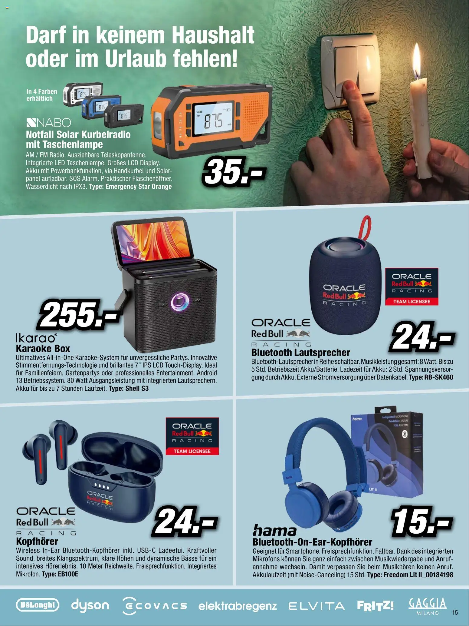 RED ZAC Flugblatt gültig ab 03.04.2026 | Seite: 15 | Produkte: Kopfhörer, Lautsprecher, Box