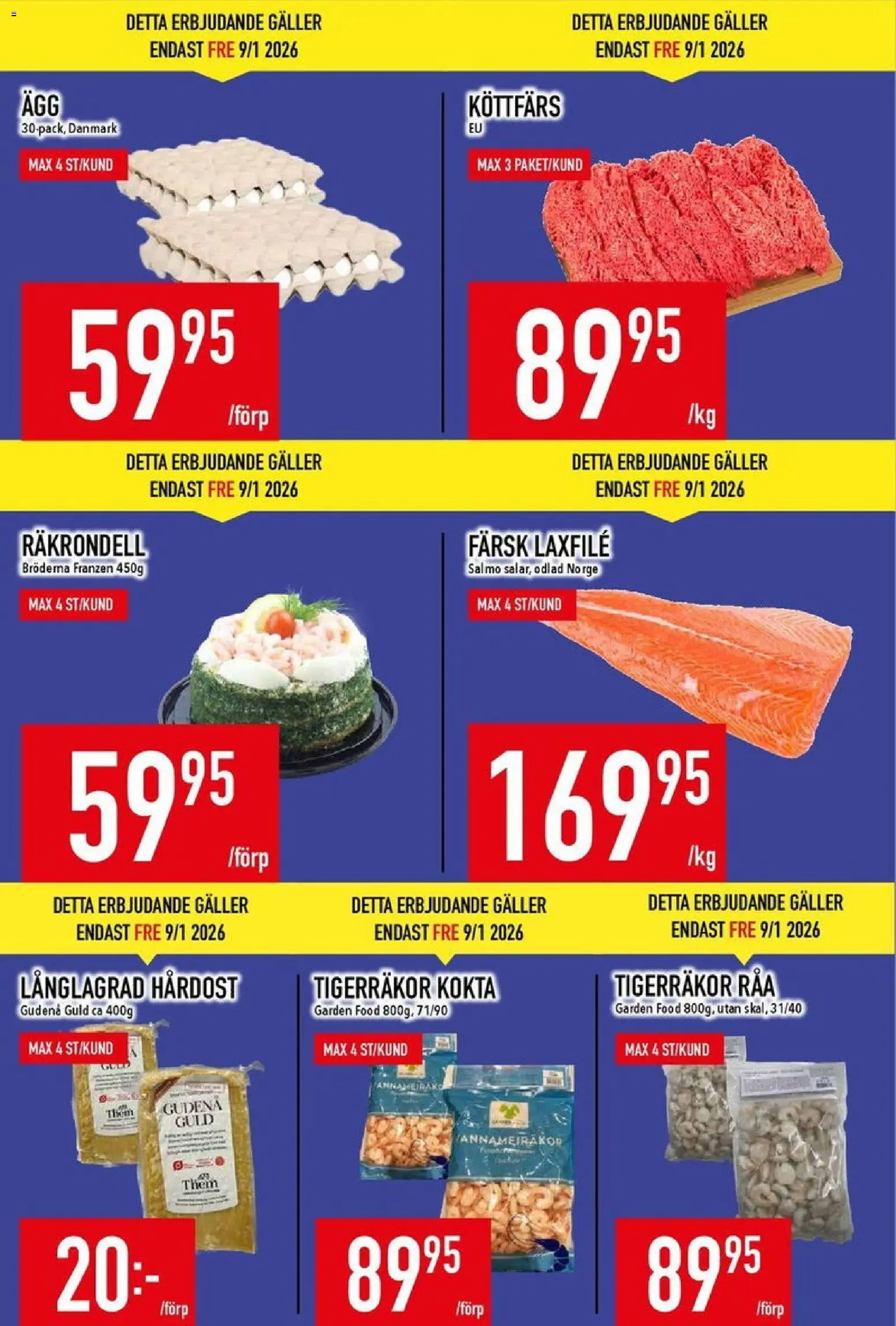 Matdax reklamblad aktuell från 05.01.2026 | Sida: 4 | Produkter: Galler
