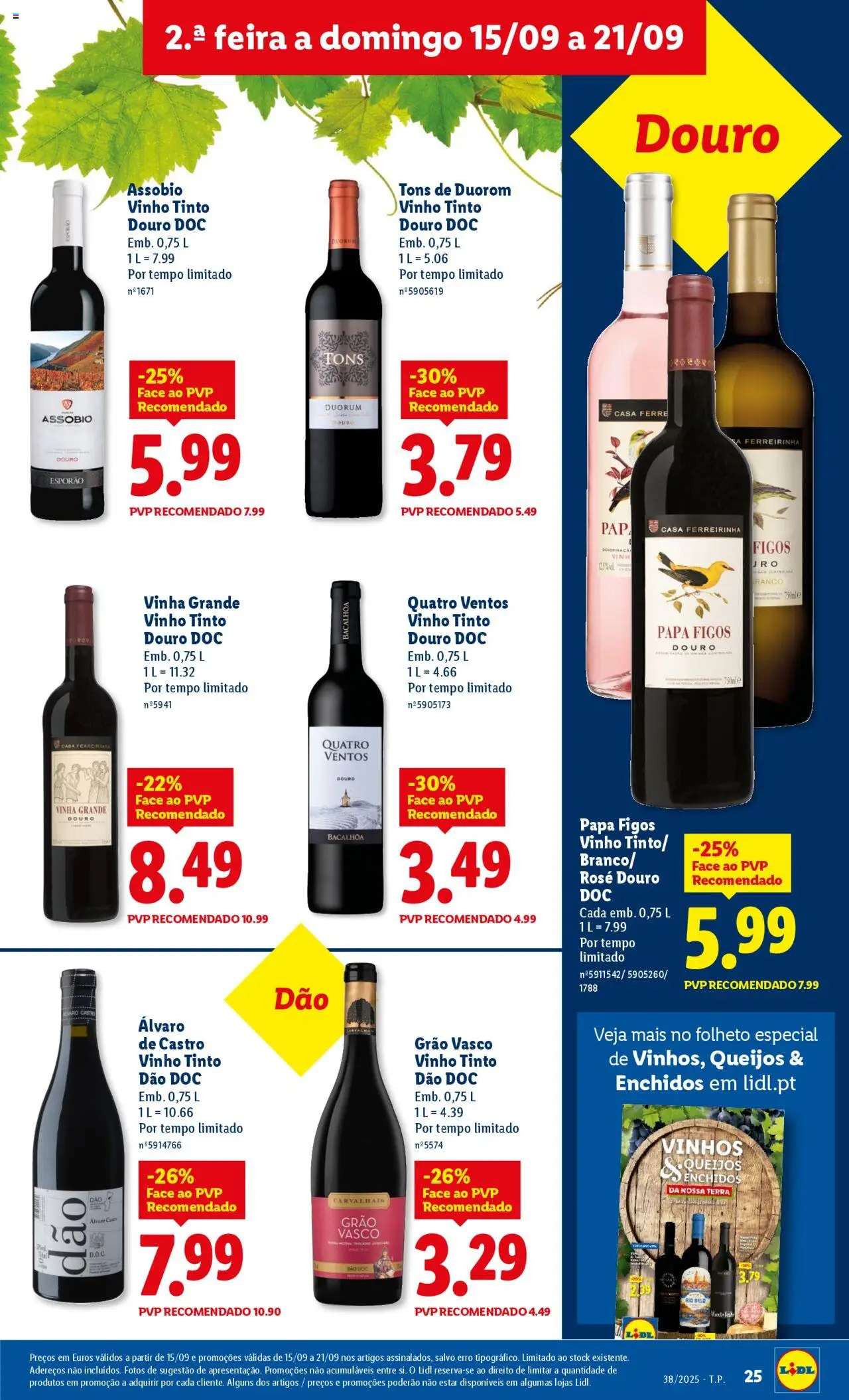Lidl folheto │ válido de 15.09.2025 | Página: 25 | Produtos: Vinho, Vinho tinto