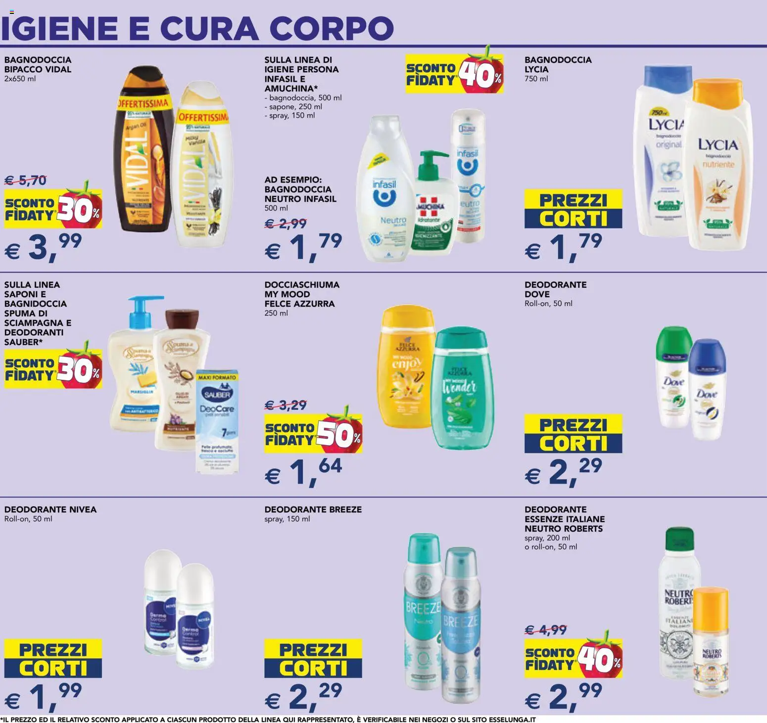 Volantino Esselunga S del 29.01.2026 | Pagina: 9 | Prodotti: Deodorante