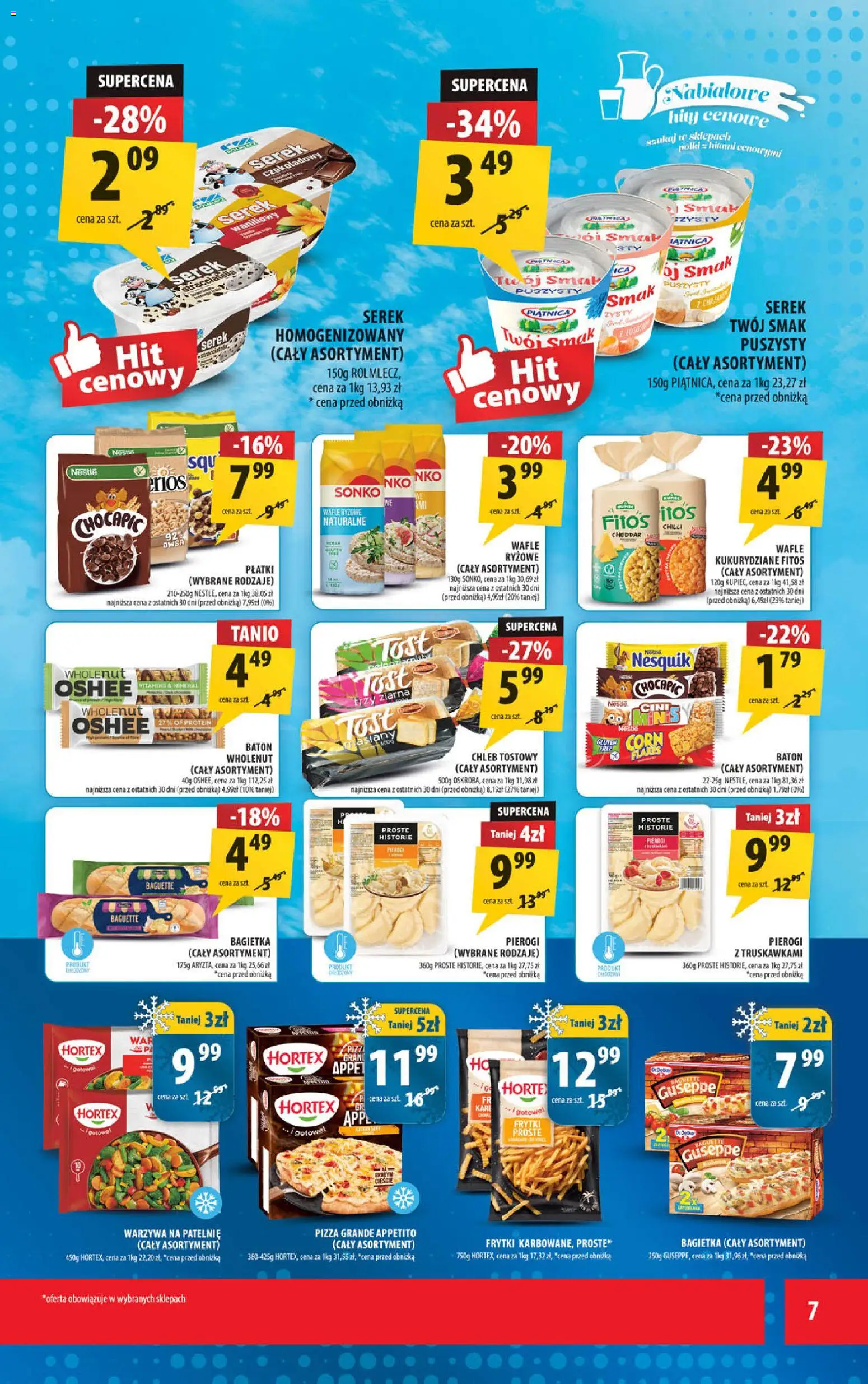 Arhelan gazetka od 08.04.2026 | Strona: 7 | Produkty: Wafle, Warzywa na patelnie, Baton, Chleb