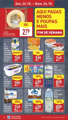 Pré-visualização Aldi folheto válido de 20.10.2025 | Página: 22 | Produtos: Sal, Queijo, Cheddar, Açúcar