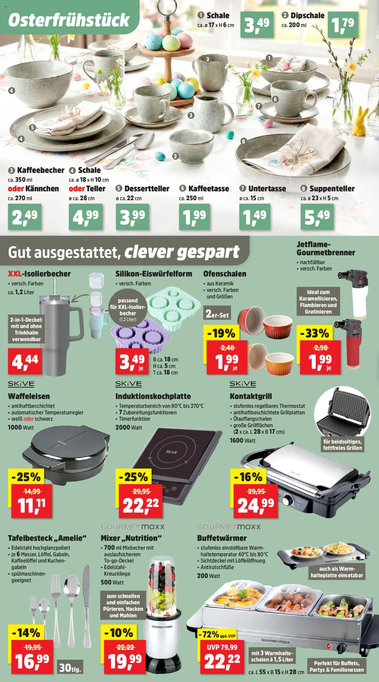 Thomas Philipps Prospekt – gültig ab 30.03.2026 | Seite: 14 | Produkte: Mixer, Kuchen, Waffeleisen