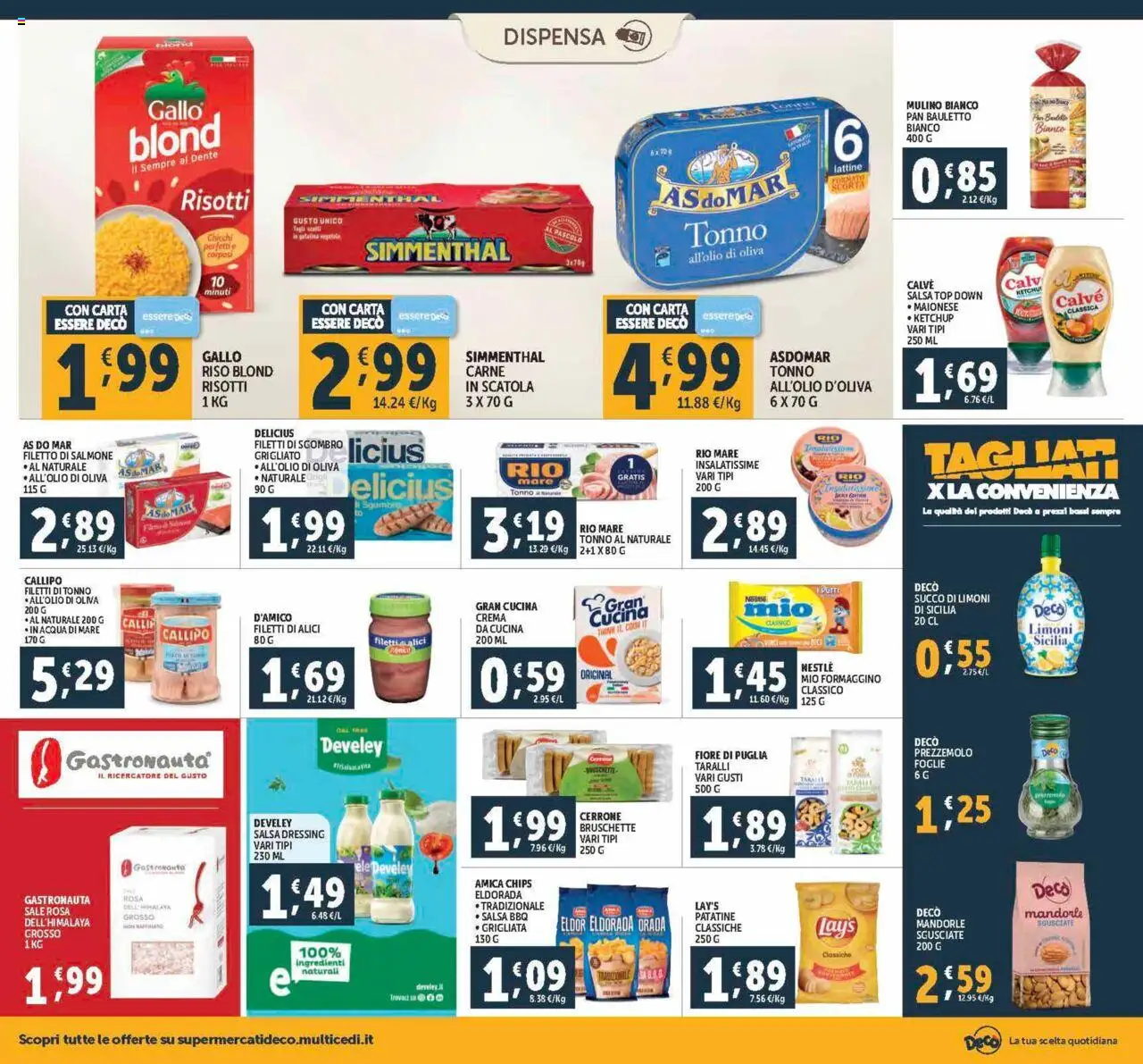 Volantino Decò del 12.09.2025 | Pagina: 14 | Prodotti: Ketchup, Salsa, Sale, Top