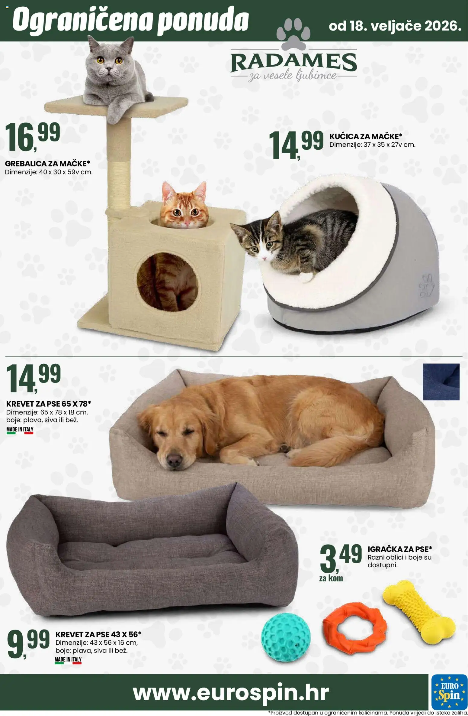 Eurospin katalog | vrijedi od 18.02.2026 | Stranica: 15 | Proizvodi: Krevet