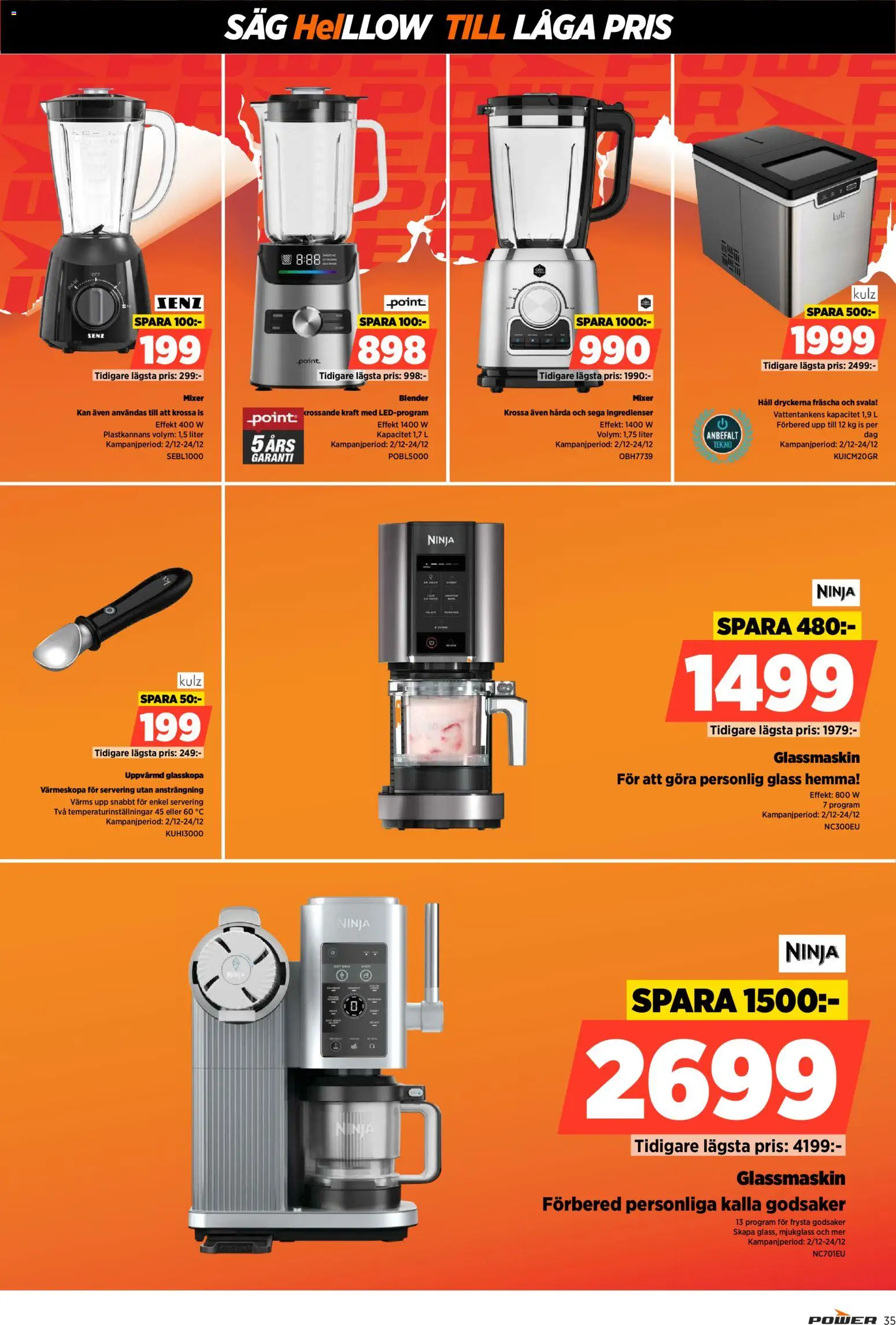 Power reklamblad aktuell från 08.12.2025 | Sida: 35