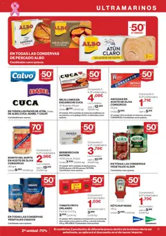 Vista previa Hipercor catálogo válido desde el 09.10.2025 | Página: 15 | Productos: Aceite, Pescado, Κάδος απορρυμάτων, Ensalada