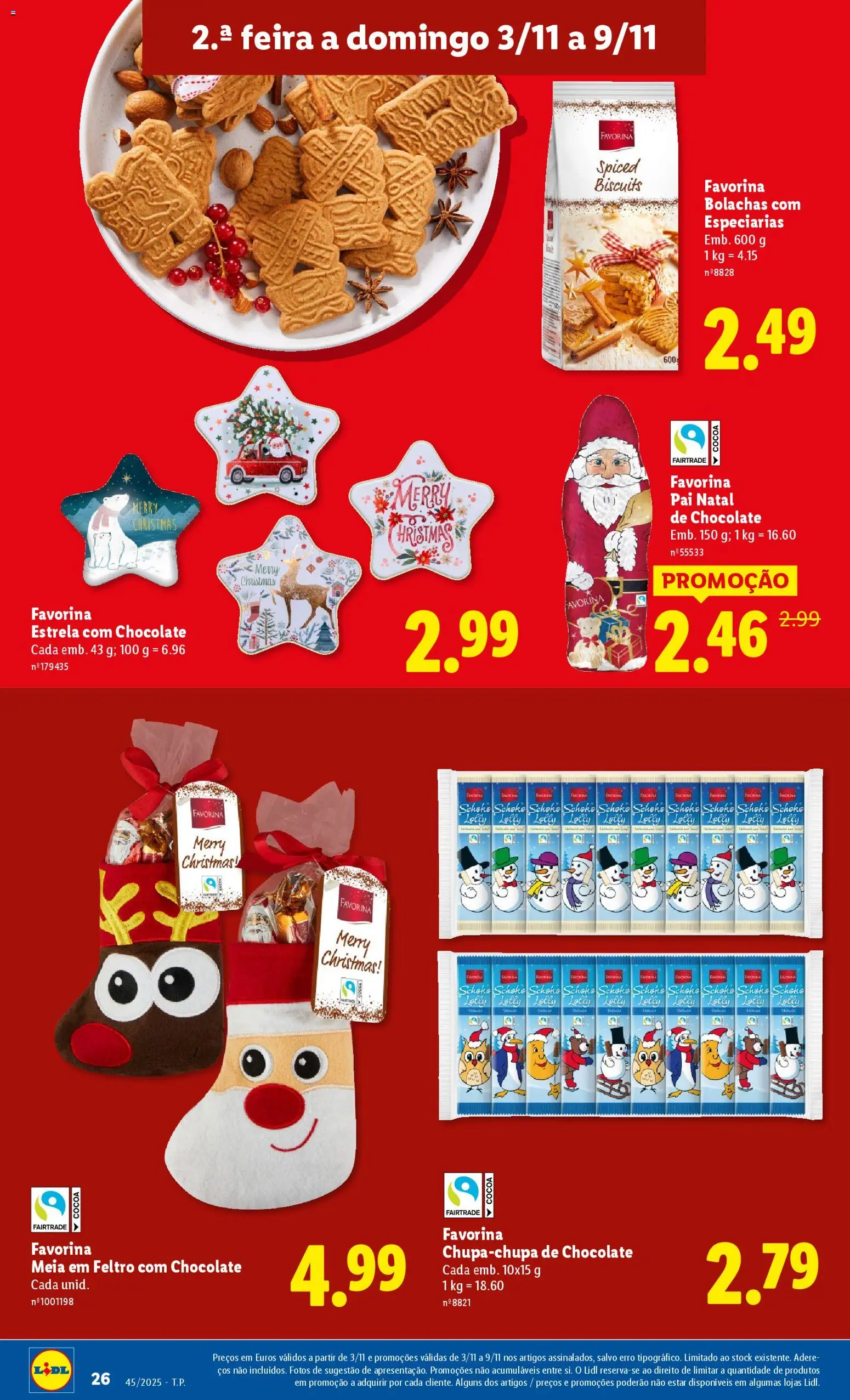 Lidl folheto │ válido de 03.11.2025 | Página: 26 | Produtos: Bolachas, Chocolate