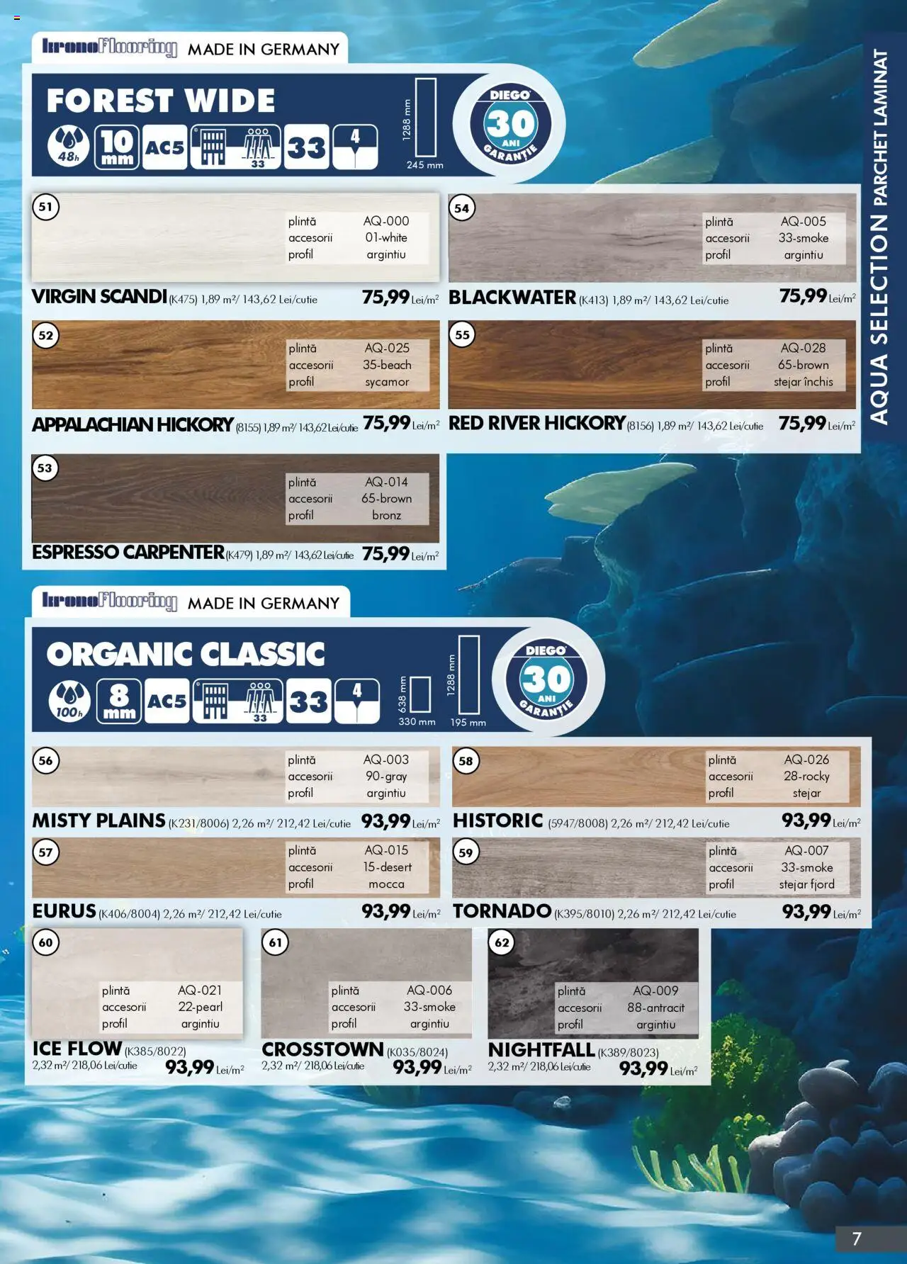 Noul catalog Diego – valabil de la 01.10.2025 | Pagină: 7 | Produse: Parchet