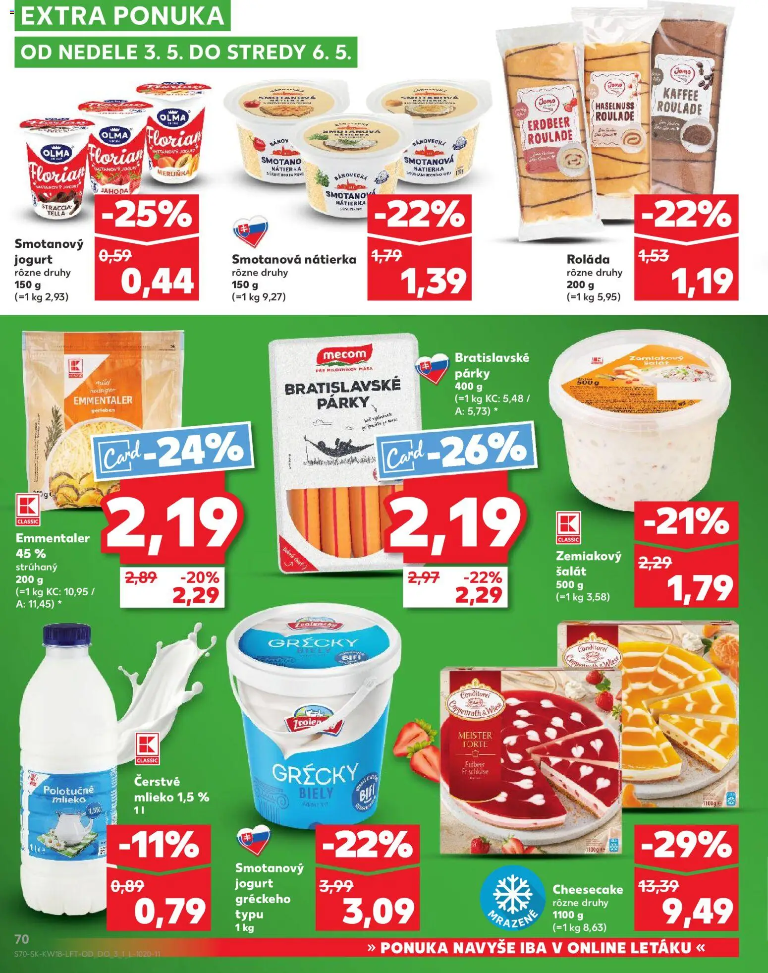 Kaufland SK akciós ujság - amely érvényes a következő dátumtól: 30.04.2026 | Oldal: 70