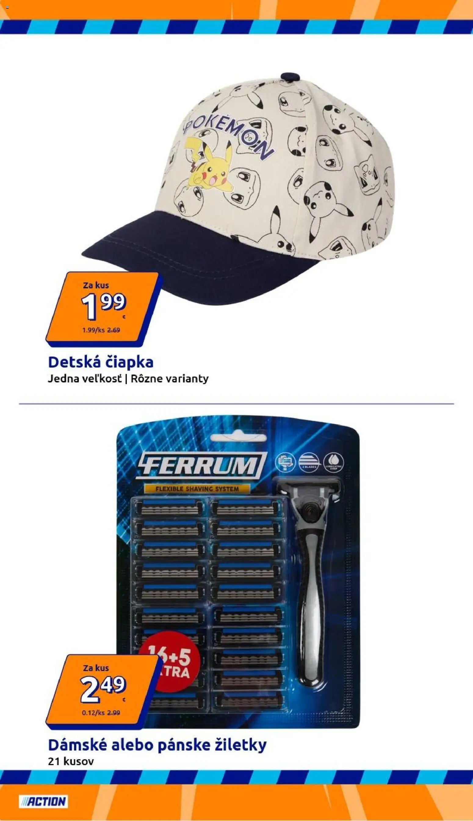 Nové Action akcie – leták je platný od 29.04.2026 | Strana: 18 | Produkty: Čiapka