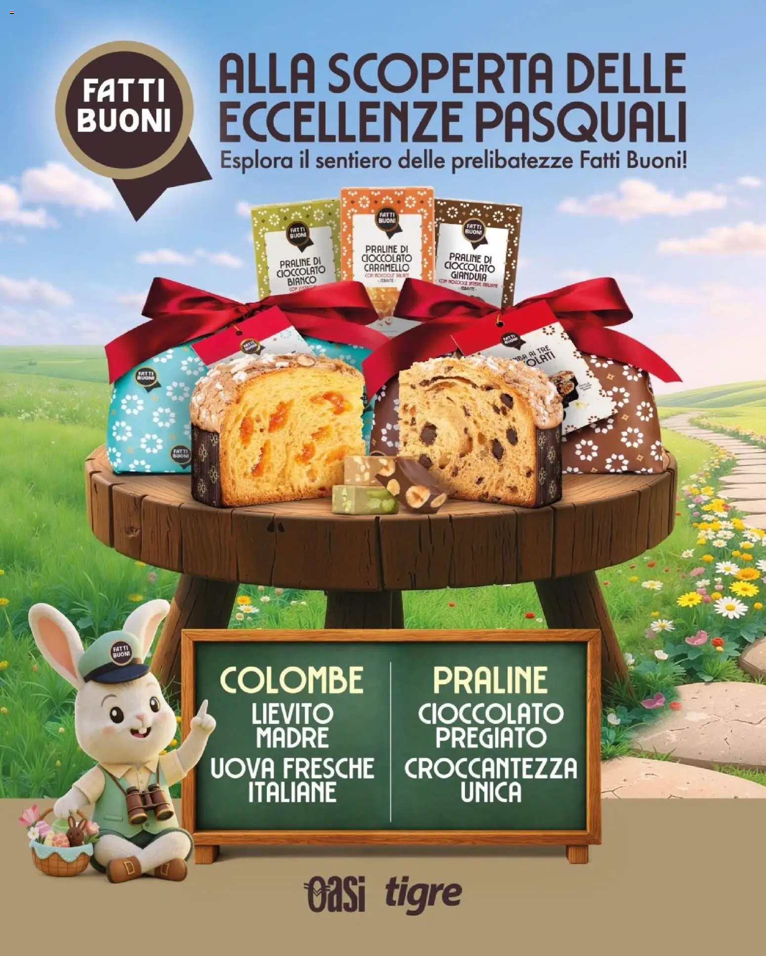 Volantino Tigre del 25.03.2026 | Pagina: 2 | Prodotti: Uova, Cioccolato, Nocciole