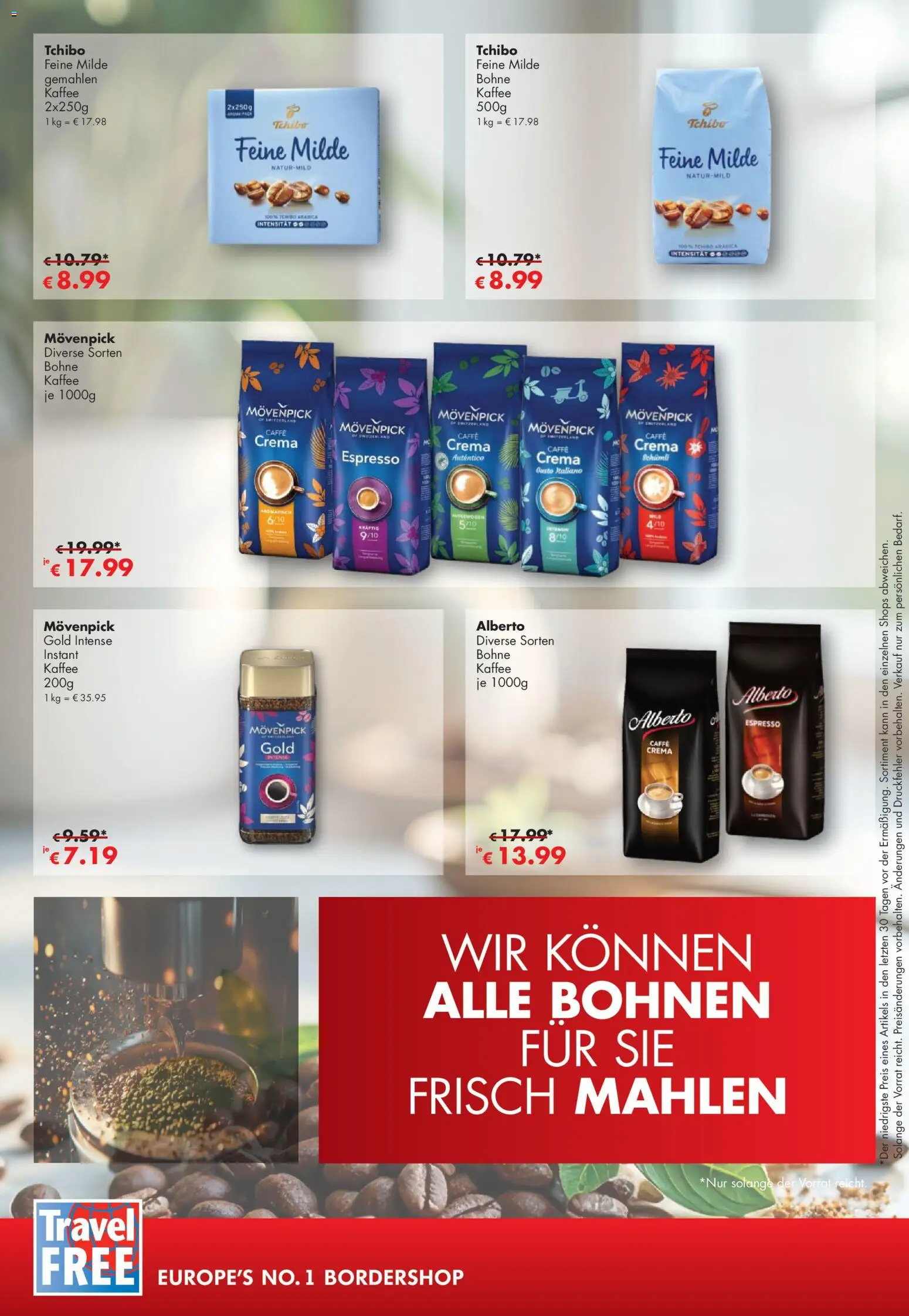 Travel Free Angebote – gültig ab 01.03.2026 | Seite: 5 | Produkte: Kaffee