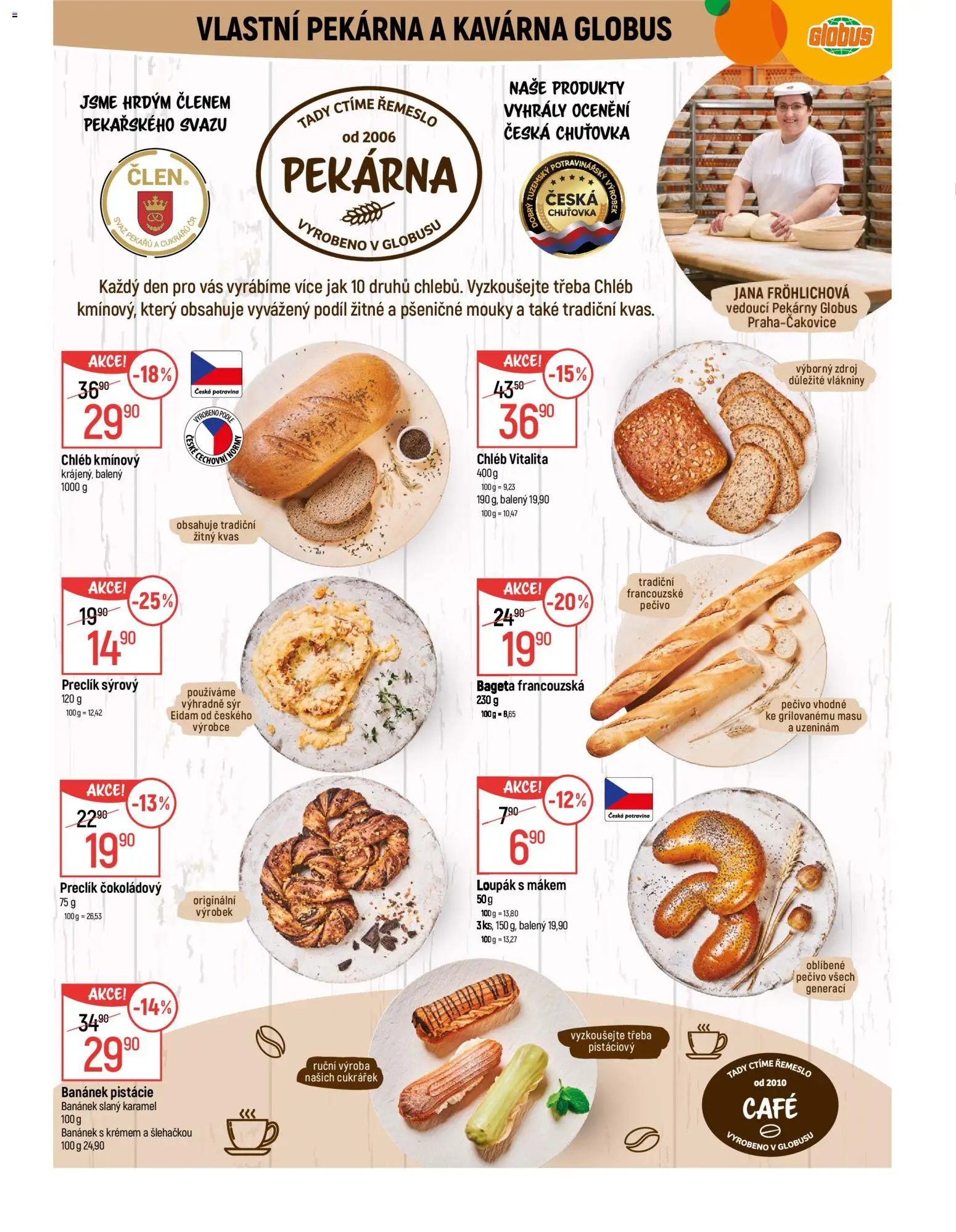 Globus leták - Praha Čakovice od 25.02.2026 | Strana: 7 | Produkty: Sýr, Pistácie, Pekárna, Bageta