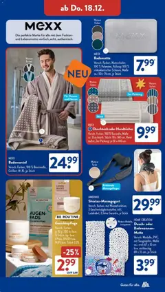 Aldi Süd Prospekt 	 ab 15.12.2025 gültig | Seite: 32 | Produkte: Creme, Maske, Bademantel, Home creation