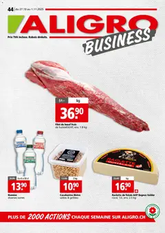 Aligro Aktionen Businesskunden - Chavannes, Matran, Genève, Sion ab 27.10.2025 gültig