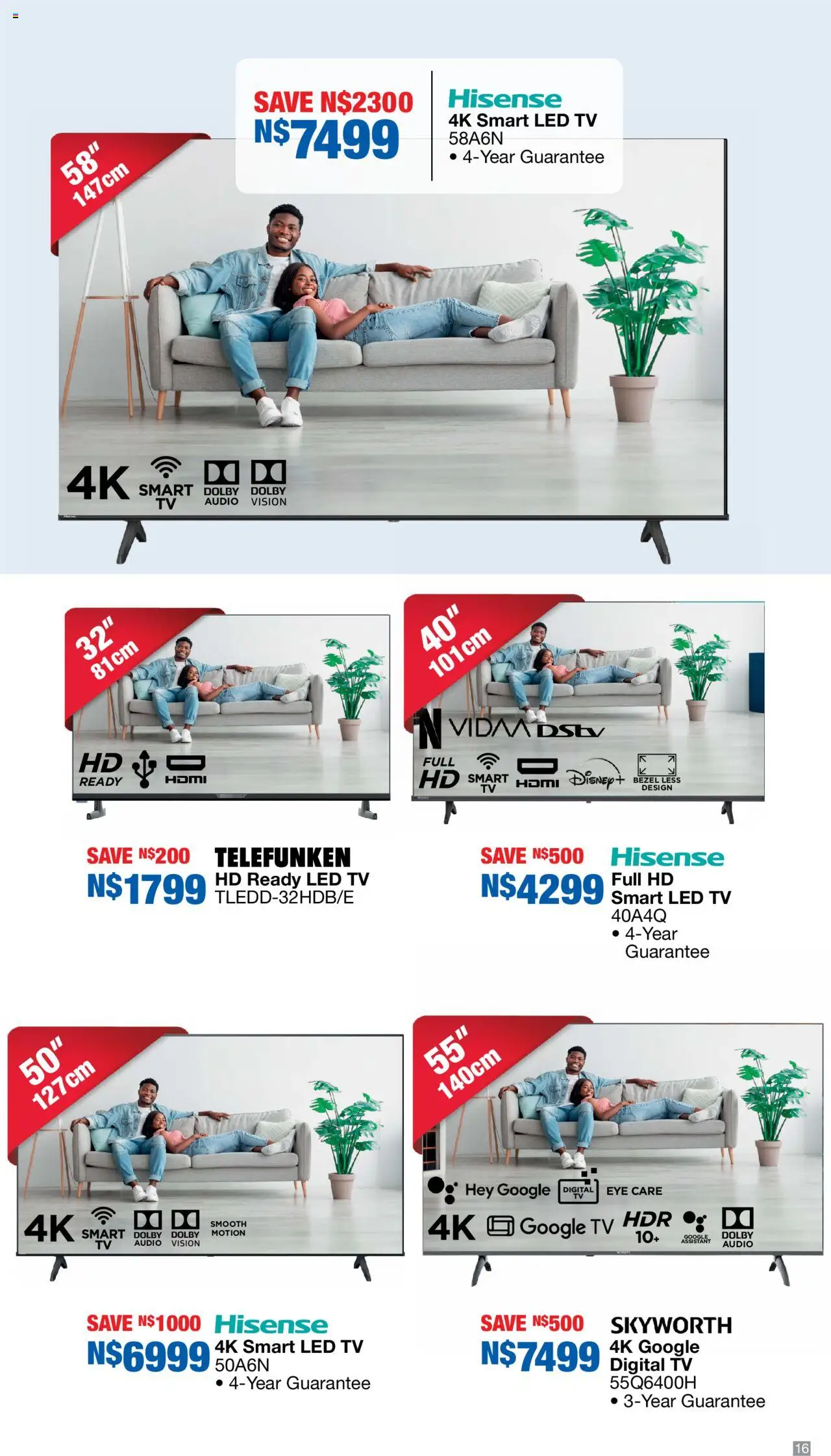 New OK Furniture catalogue – valid from 06.10.2025 | Page: 16 | Products: Audio, TV