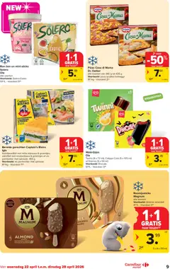 Carrefour market folder week 17 - Voorbeeld van een folder van Carrefour market, geldig van 22.04.2026 | Pagina: 9 | Producten: Pizza, Vis, Spinazie