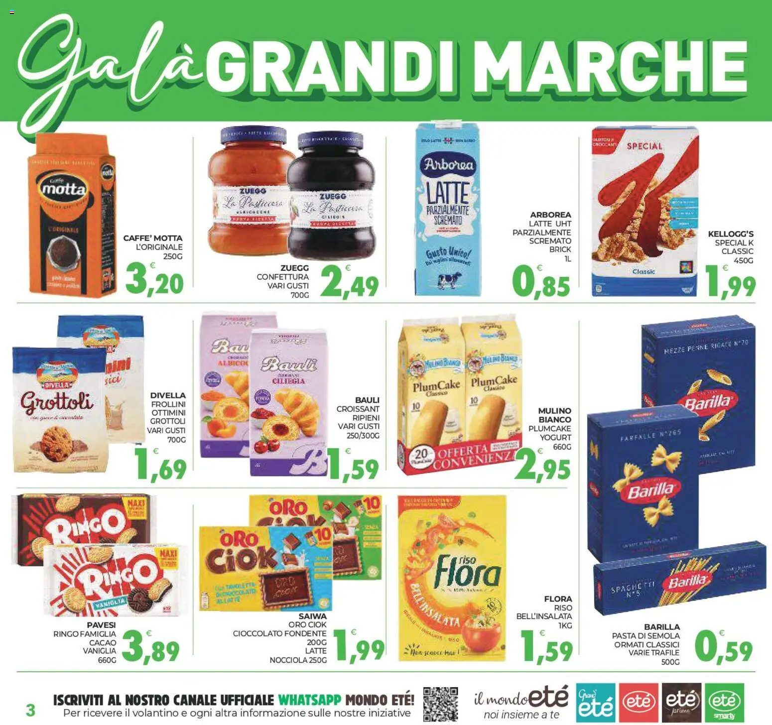 Volantino Eté del 29.04.2026 | Pagina: 3 | Prodotti: Tè, Insalata, Plumcake, Cacao