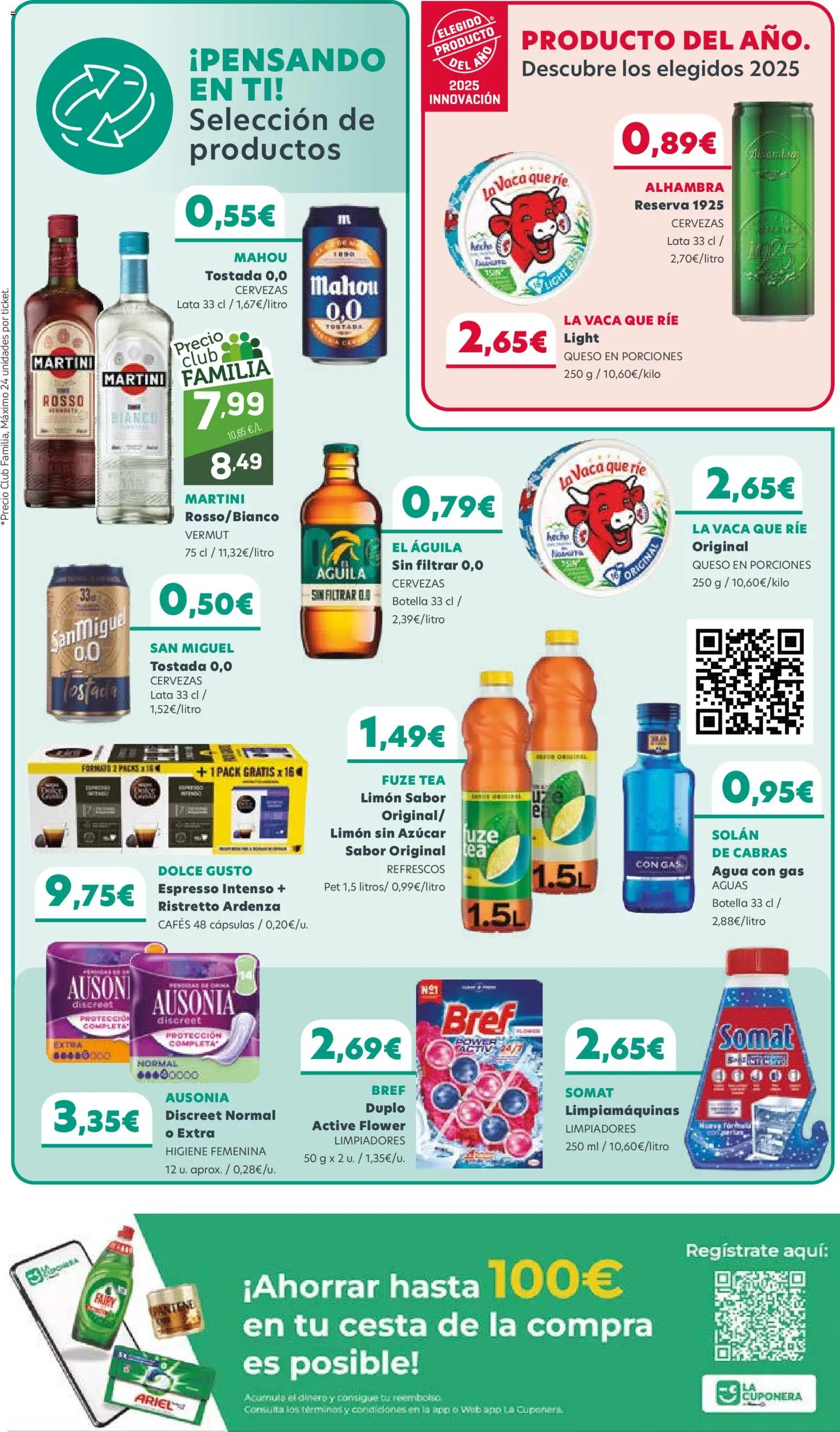 Coviran - Ceuta │ válido desde el 18.11.2025 | Página: 8 | Productos: Queso, Agua con gas, Cesta