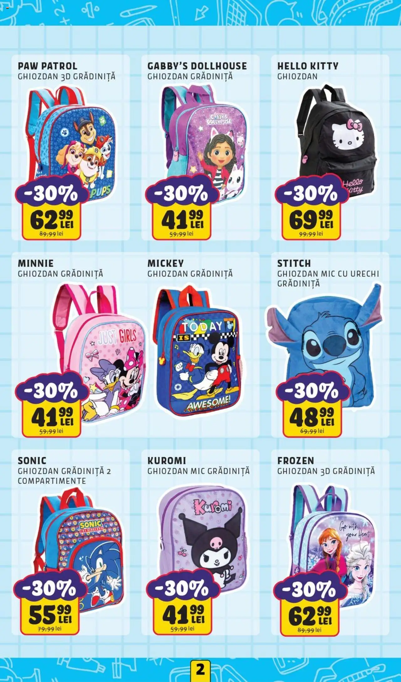 Noriel catalog - Back to School – valabil de la 11.08.2025 | Pagină: 2 | Produse: Ghiozdan