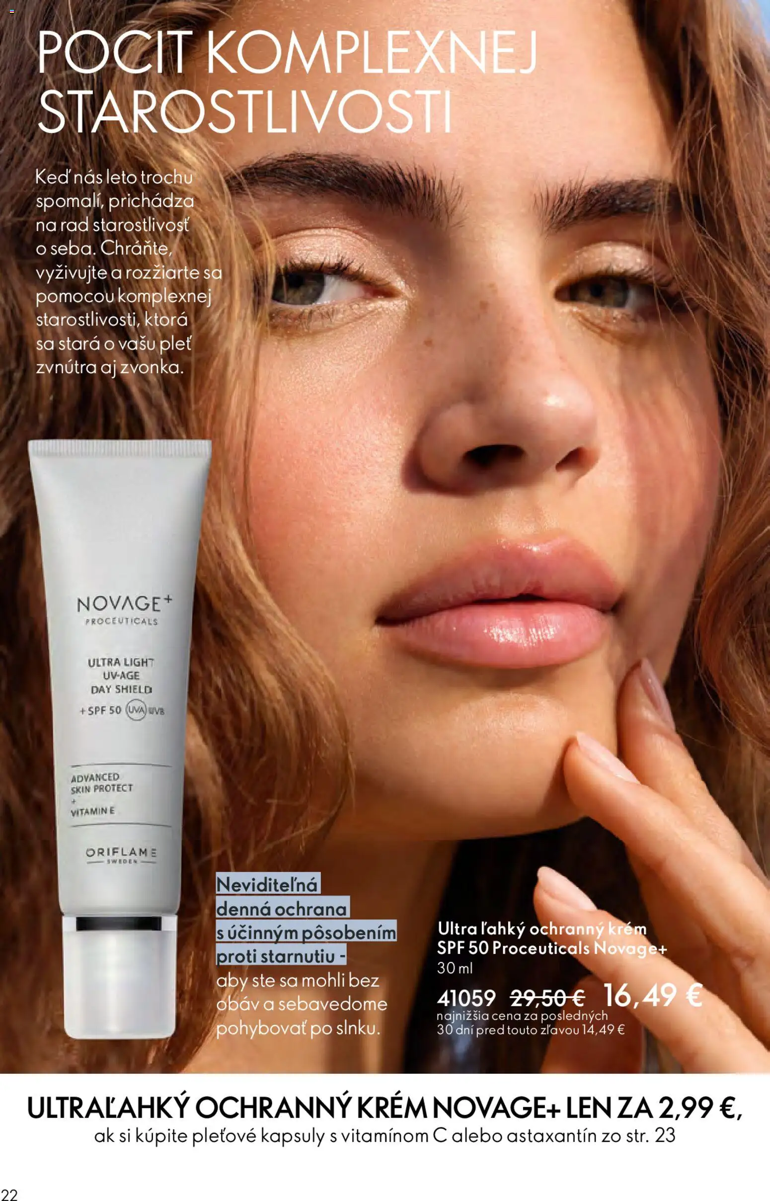 Nové Oriflame akcie – leták je platný od 27.05.2026 | Strana: 22 | Produkty: Krém