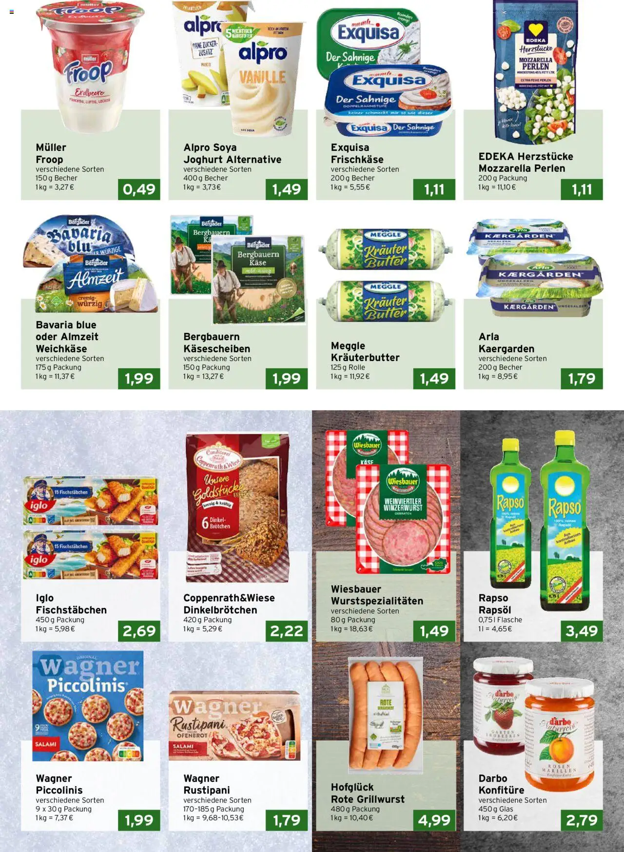 CAP Markt Prospekt - gültig ab dem 11.08.2025 | Seite: 2 | Produkte: Käse, Exquisa, Fischstabchen, Piccolinis