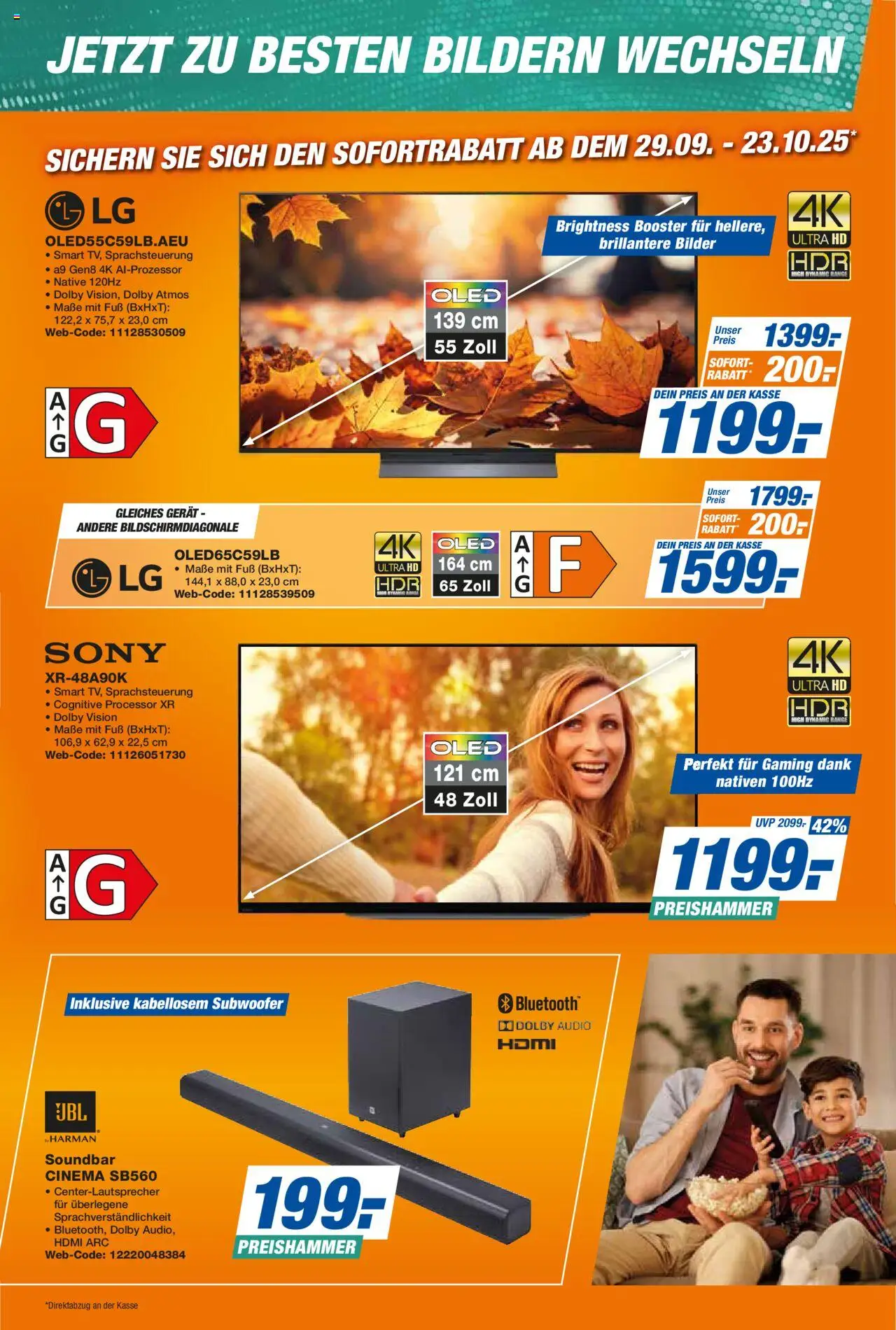 Expert Prospekt 	 – gültig ab 26.09.2025 | Seite: 5 | Produkte: Sony, Bilder, Soundbar, Audio
