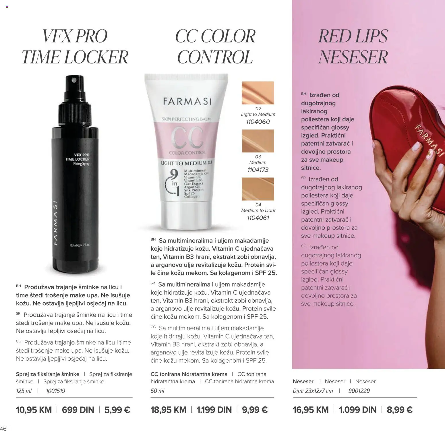 Farmasi katalog - važi od 01.03.2026 | Strana: 46 | Proizvode: Protein, Krema, Ulje