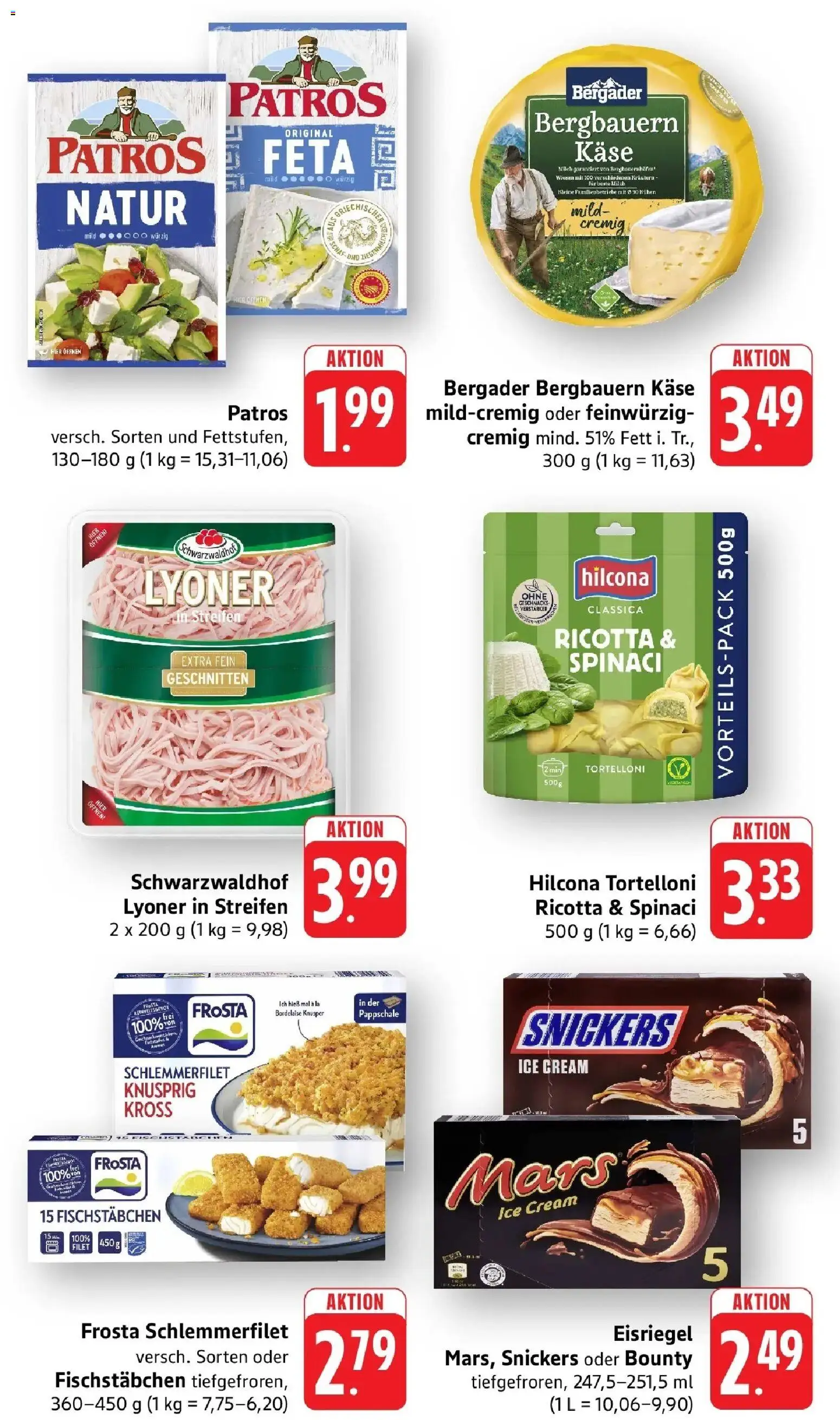 Edeka prospekt Neuhofen	 – gültig ab 05.04.2026 | Seite: 5 | Produkte: Feta, Käse, Frosta, Fischstabchen