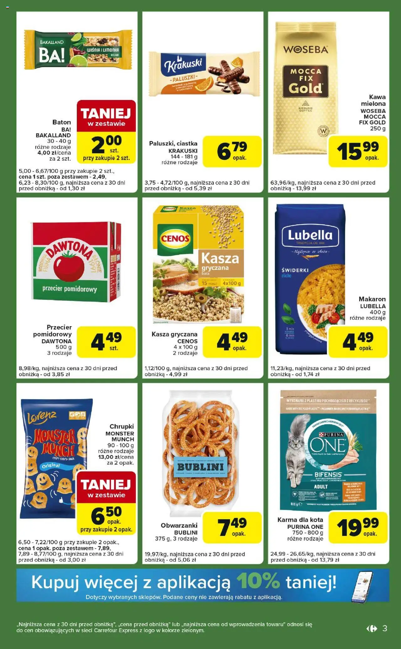 Carrefour Gazetka - Express II od 19.08.2025 | Strona: 3 | Produkty: Limonka, Kasza gryczana, Kawa, Makaron