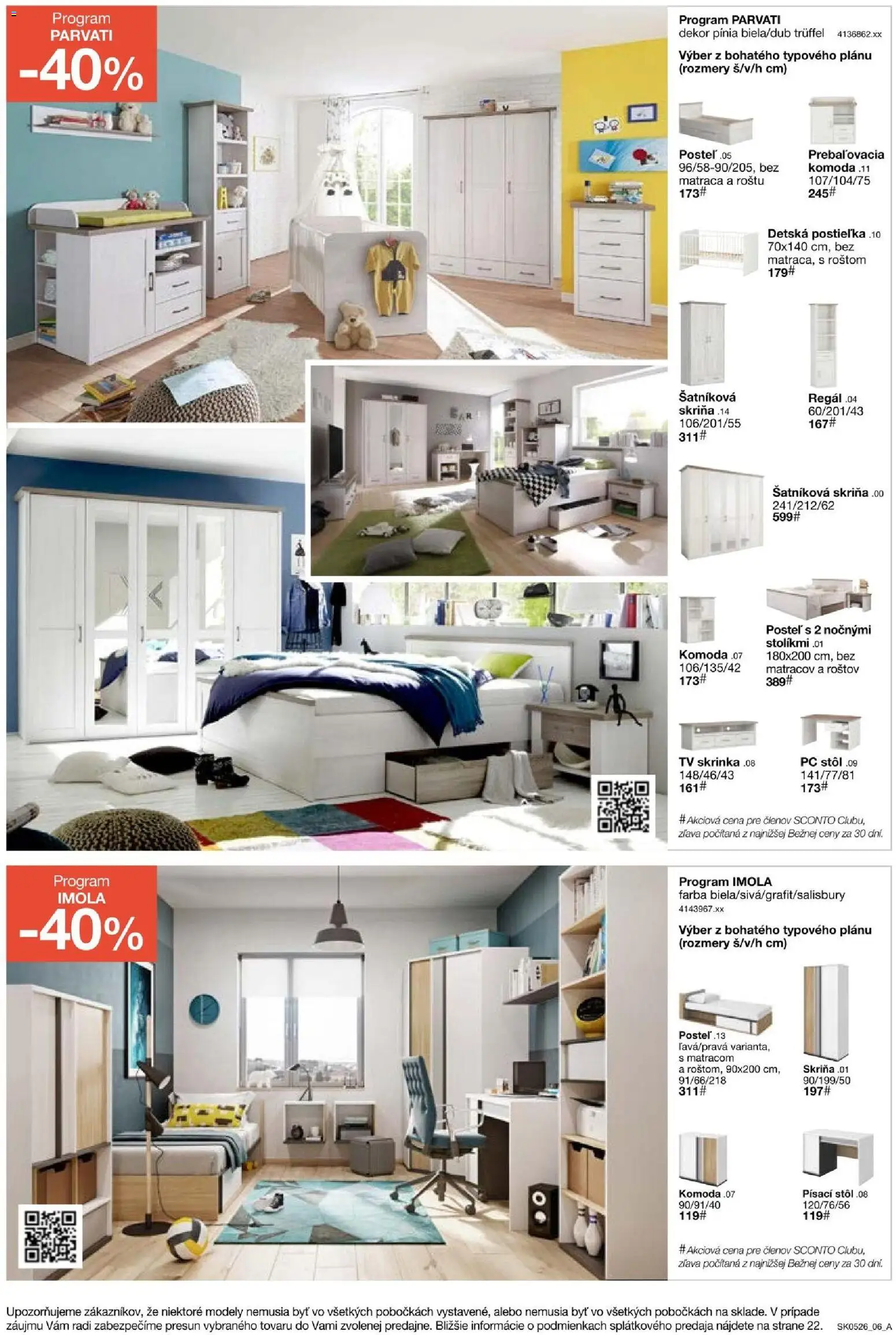 Nové Sconto nábytok akcie – leták je platný od 25.03.2026 | Strana: 6 | Produkty: Tv, Posteľ, Šatníková skriňa, Regál