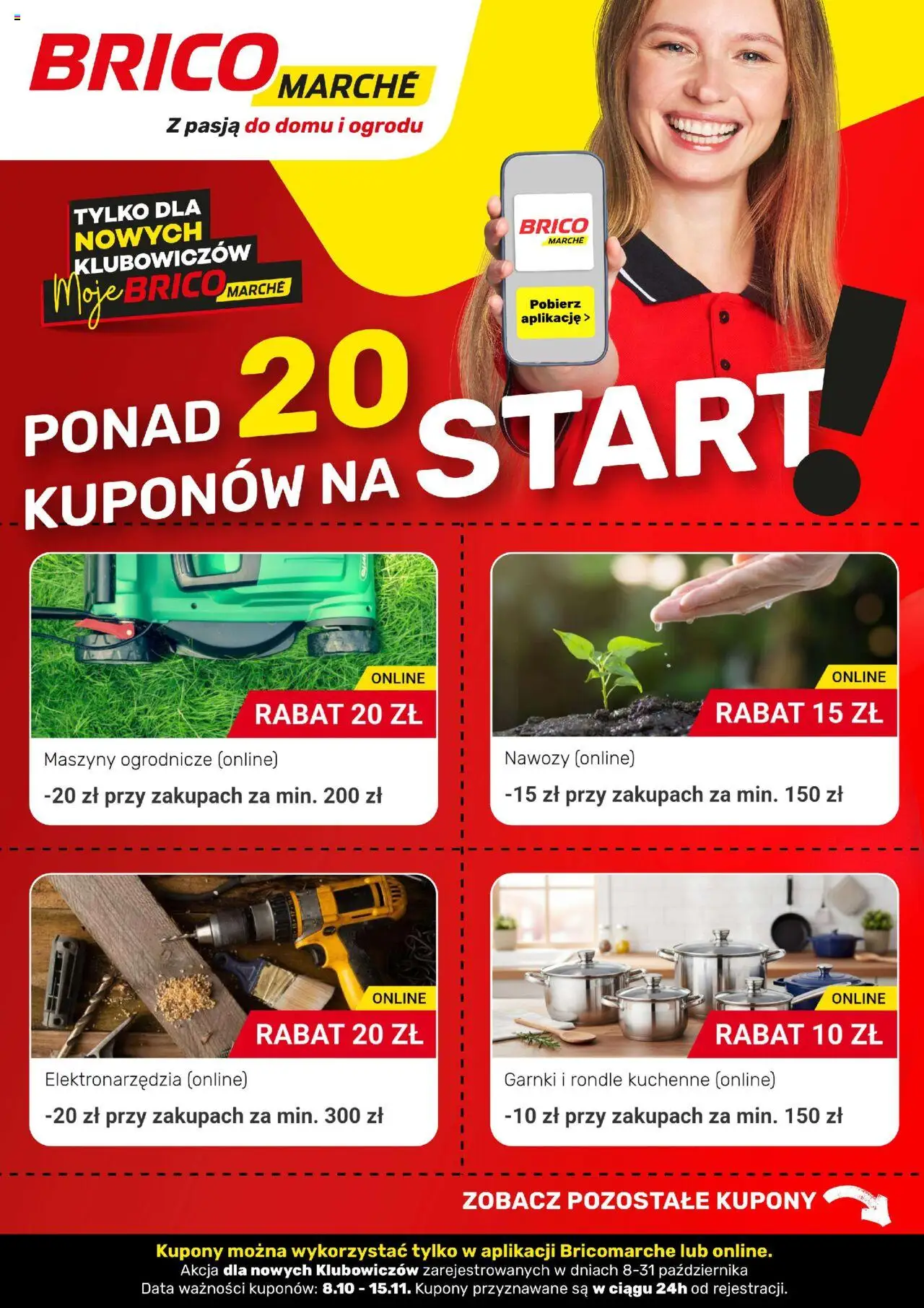 Brico Marché Gazetka - Kupony online od 08.10.2025 | Strona: 1 | Produkty: Garnki