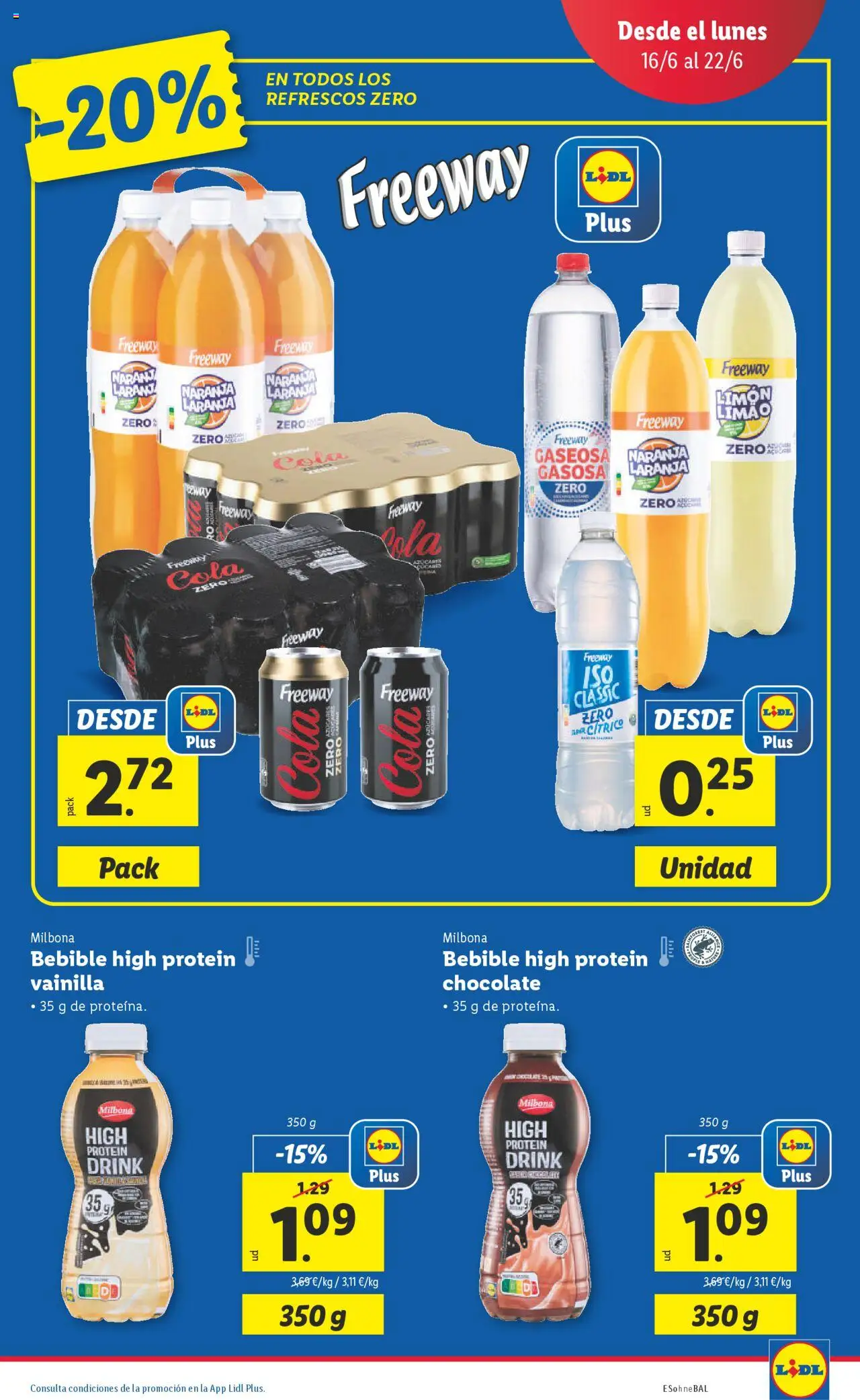 Lidl catálogo MAD │ válido desde el 16.06.2025 | Página: 17 | Productos: Chocolate, Gaseosa