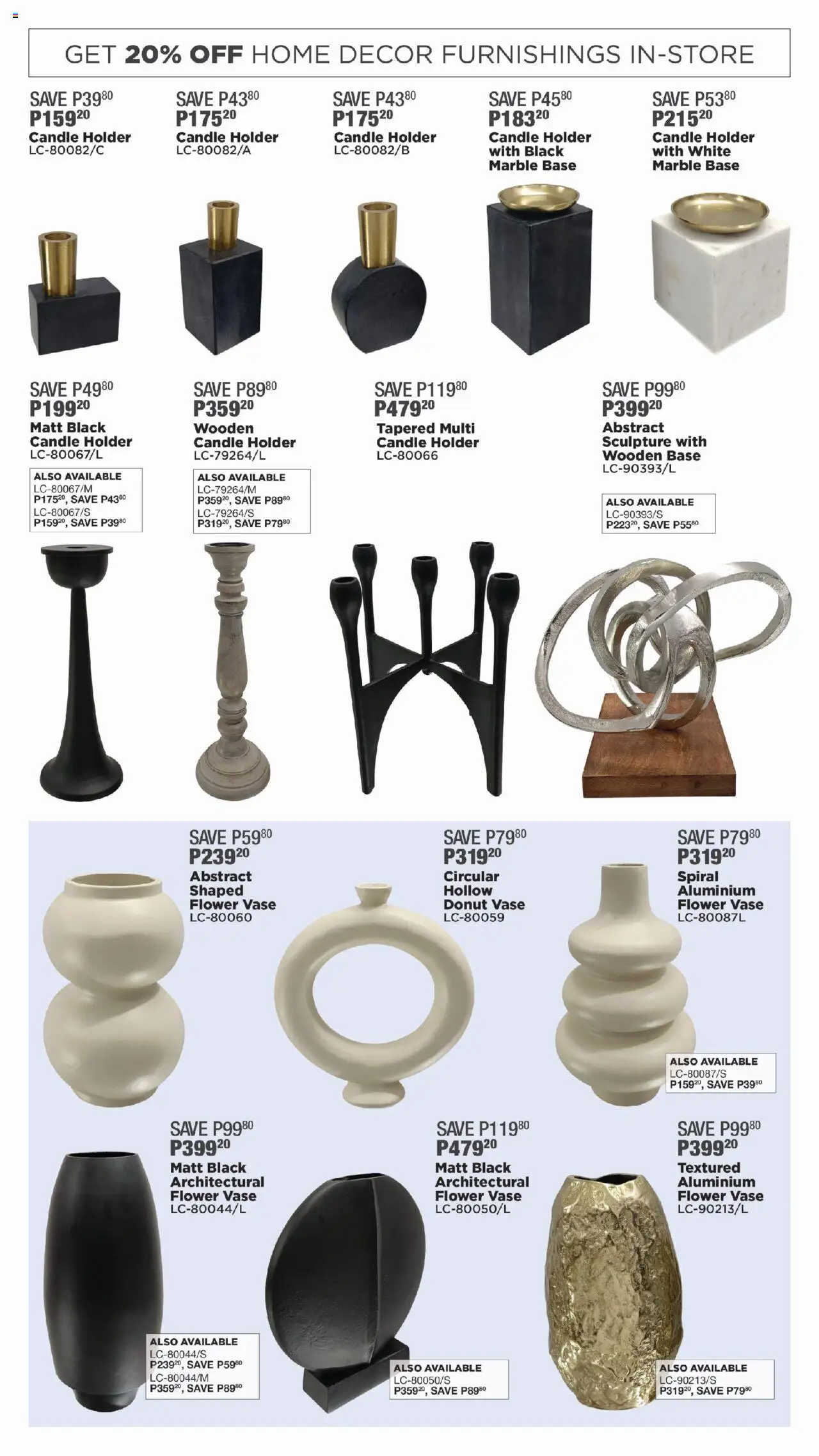 House and Home - Botswana Catalogue │ valid from 09.06.2025 | Page: 11 | Products: Candle holder, Vase