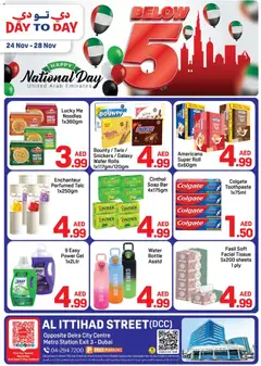 Preview of Day to Day - Below 5 valid from 24.11.2025