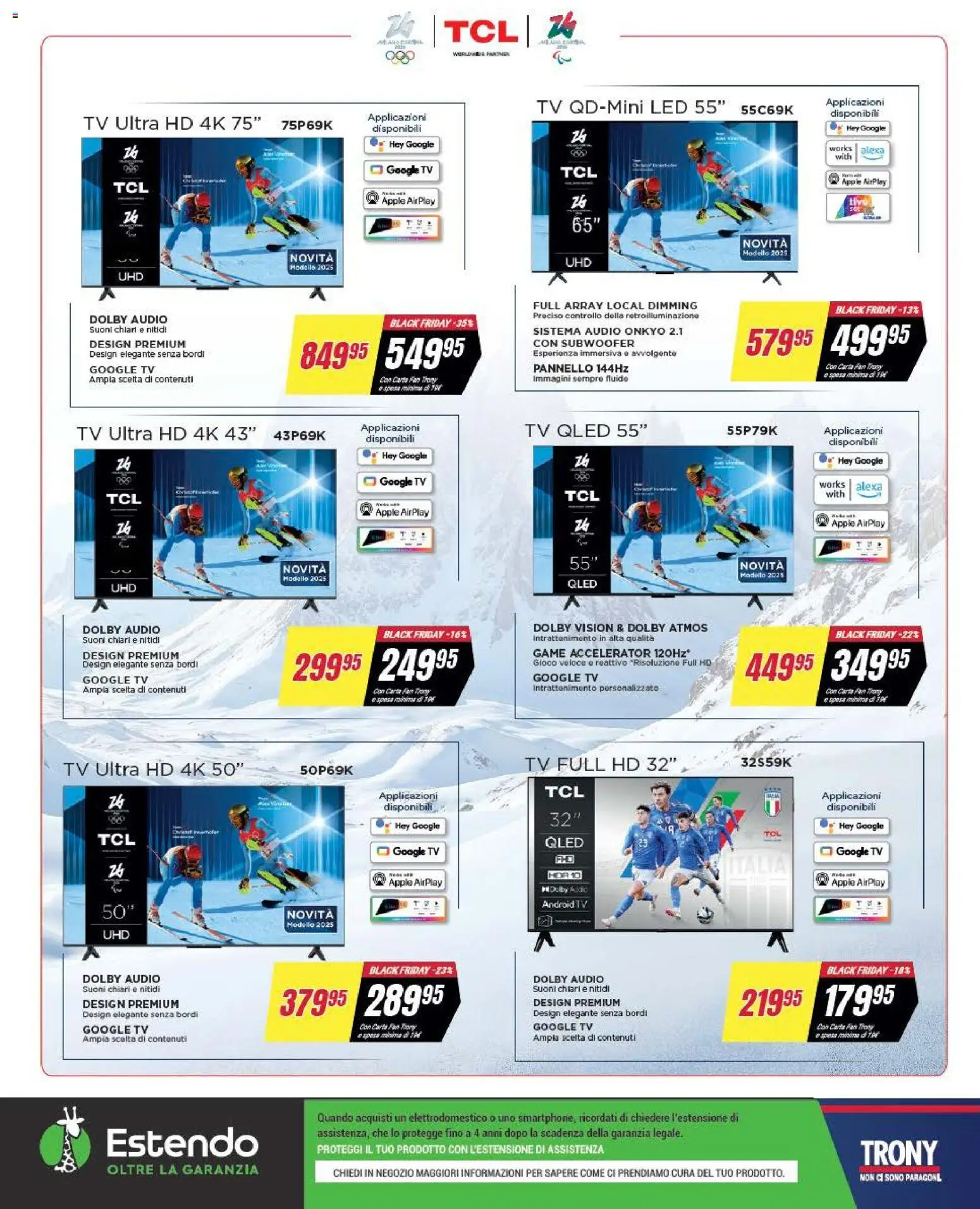 Volantino Trony volantino Calabria del 19.03.2026 | Pagina: 18 | Prodotti: TV, Audio, Gioco, Fan