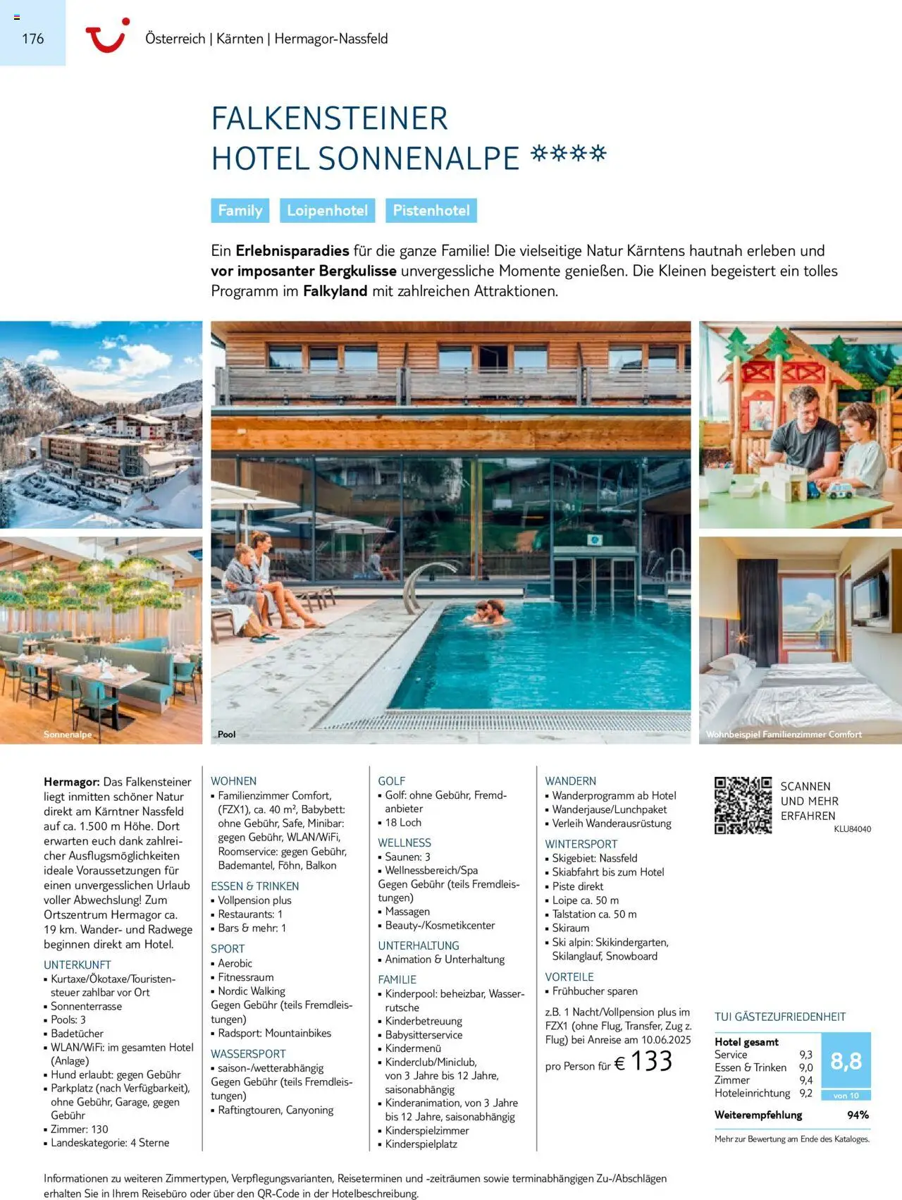 Aida - Urlaub mit eigener Anreise 2025/26 – gültig ab 01.11.2024 | Seite: 176 | Produkte: Babybett, Ski, Wasser, Snowboard