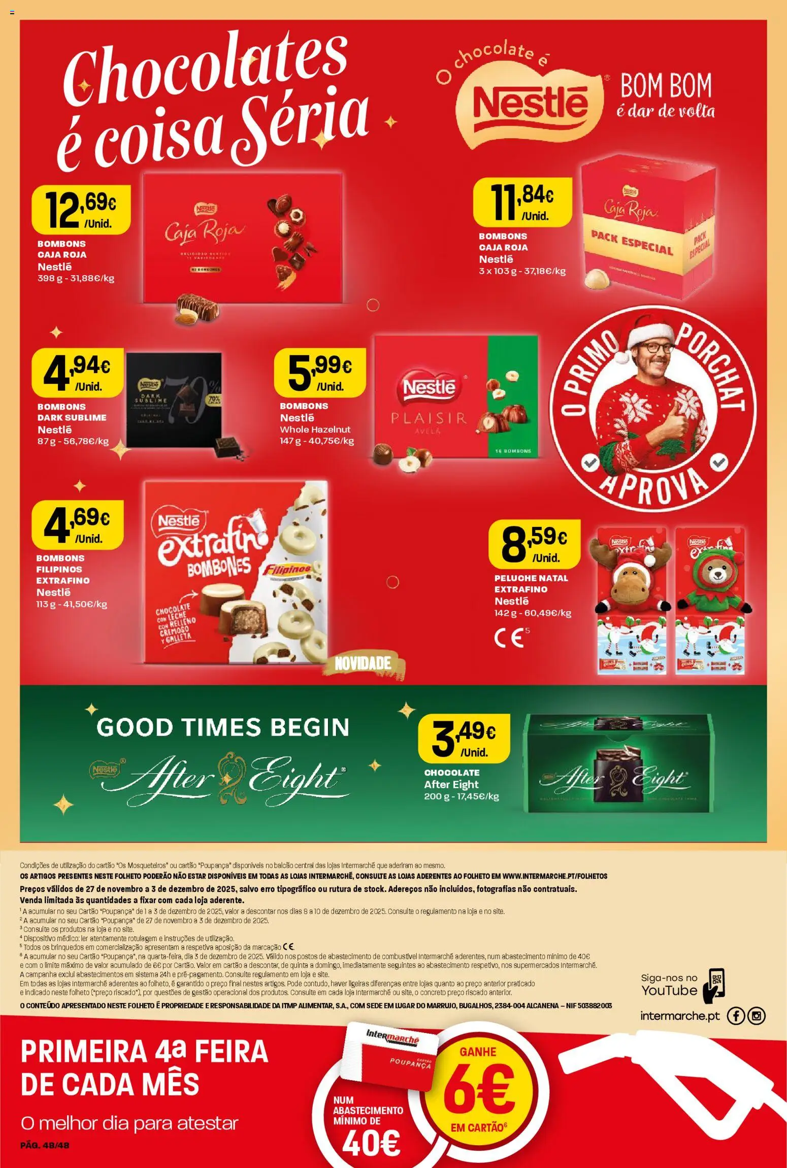 Intermarché - Black Friday │ válido de 27.11.2025 | Página: 48 | Produtos: Filipinos, Chocolates, Nestlé, Chocolate